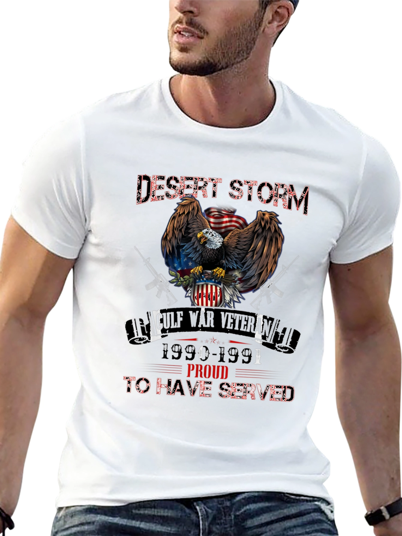 Desert Storm Veteran Graphic T-Shirt