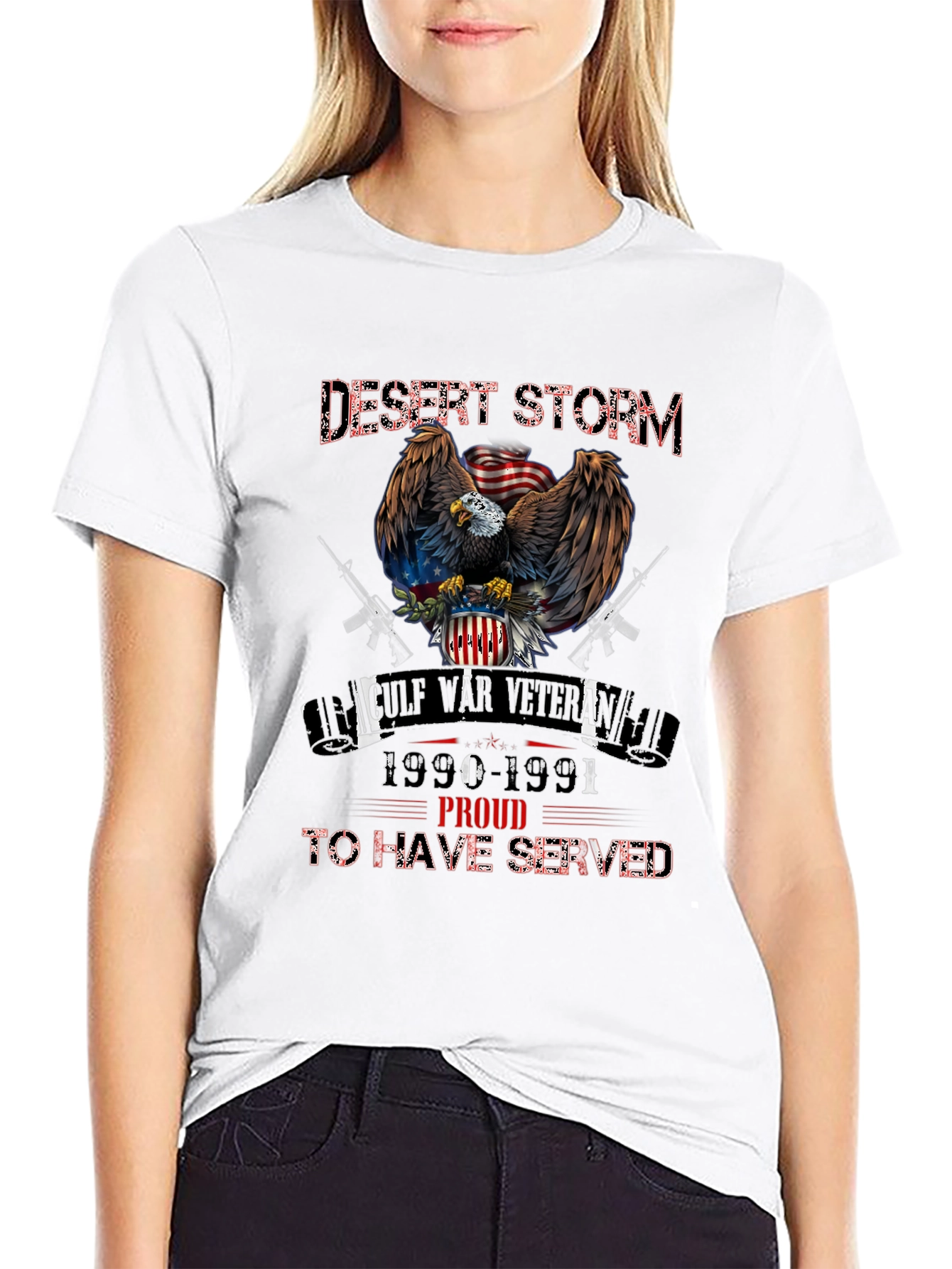 Desert Storm Veteran Graphic T-Shirt