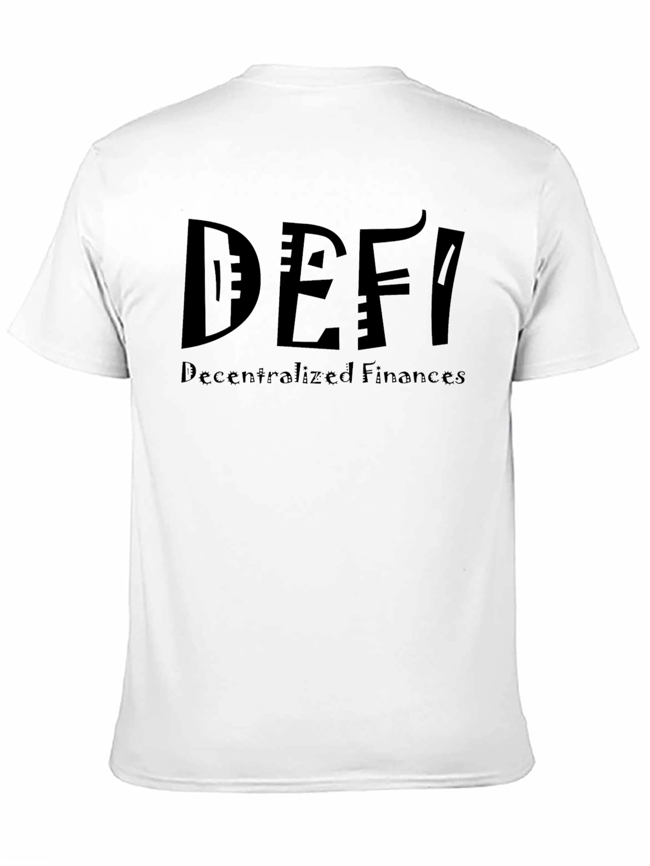 DeFi Decentralized Finances Black T-Shirt