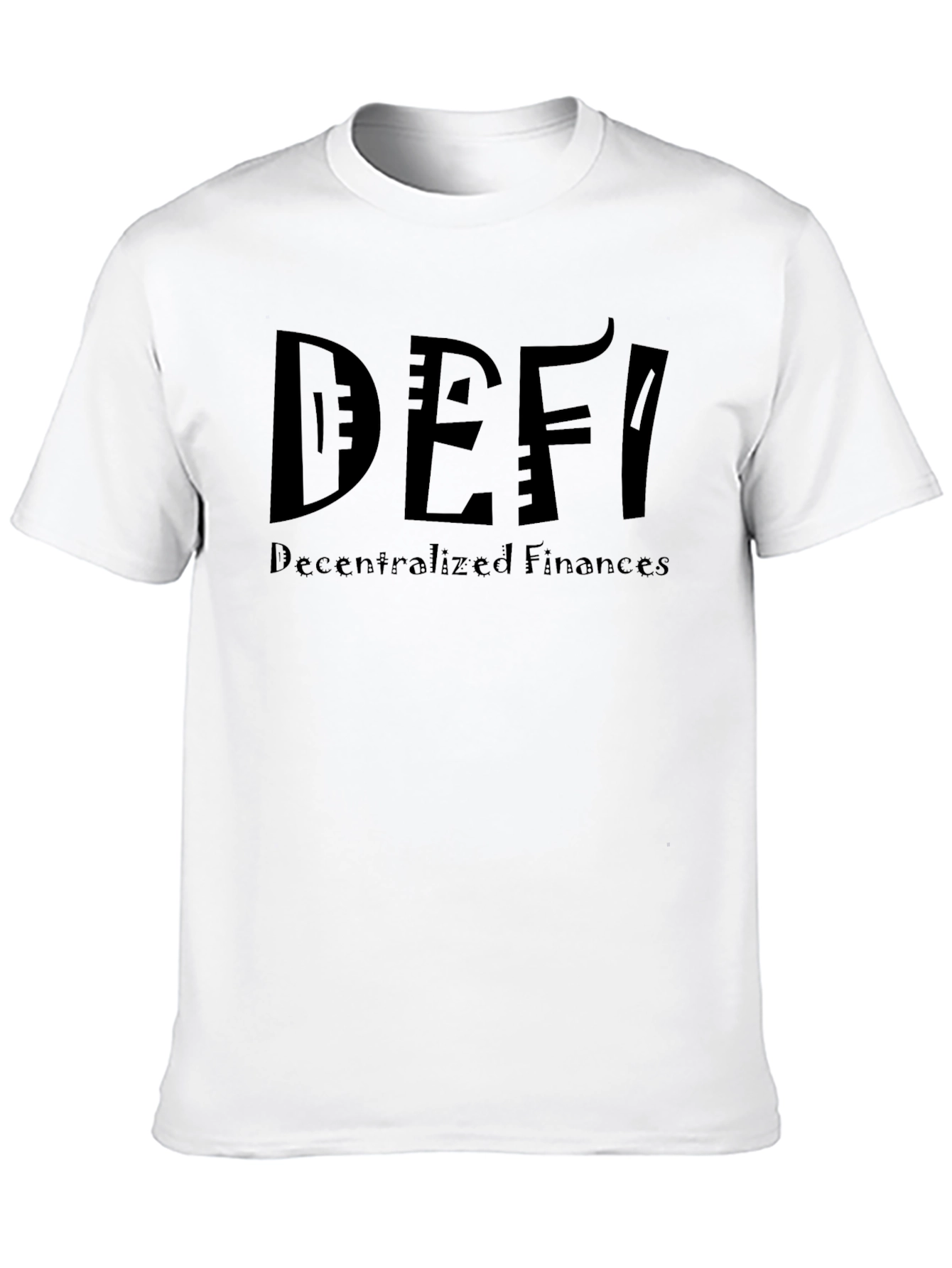 DeFi Decentralized Finances Black T-Shirt