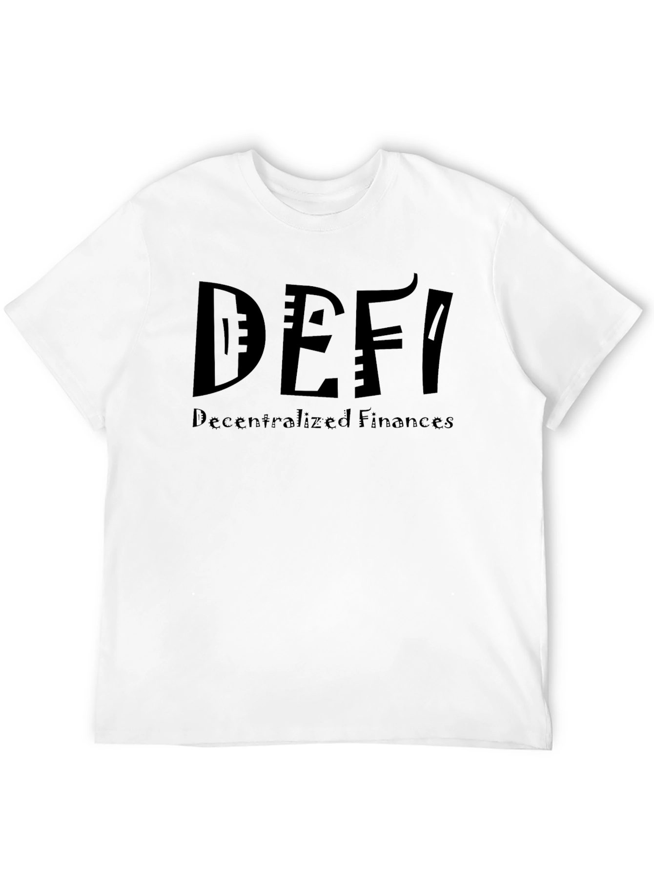 DeFi Decentralized Finances Black T-Shirt