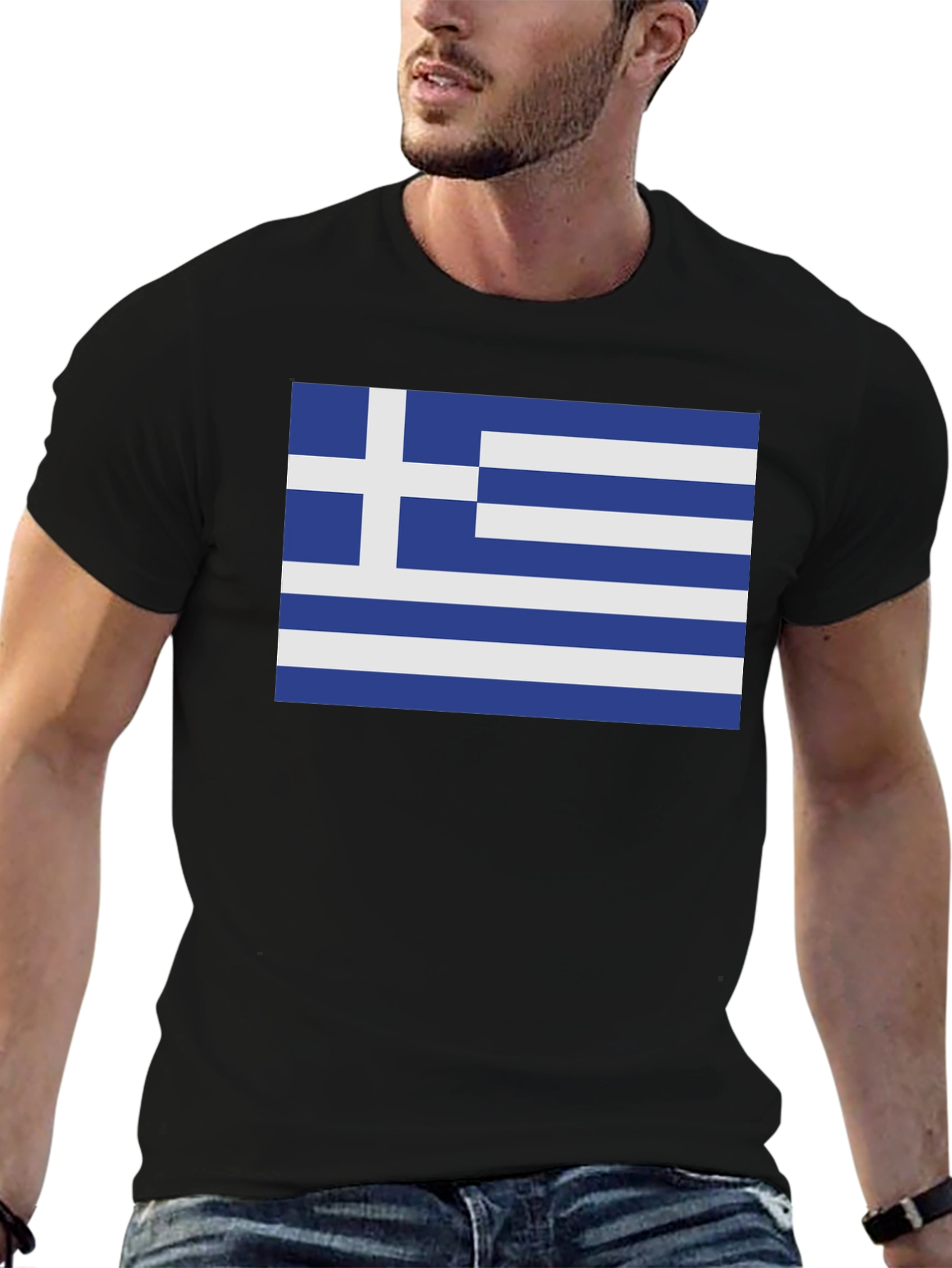 Greek Flag T-Shirt - Show Your Pride!