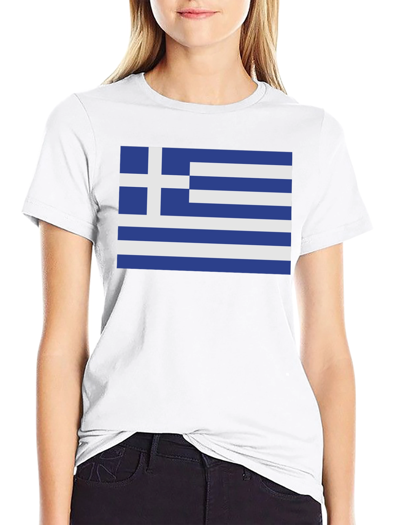 Greek Flag T-Shirt - Show Your Pride!