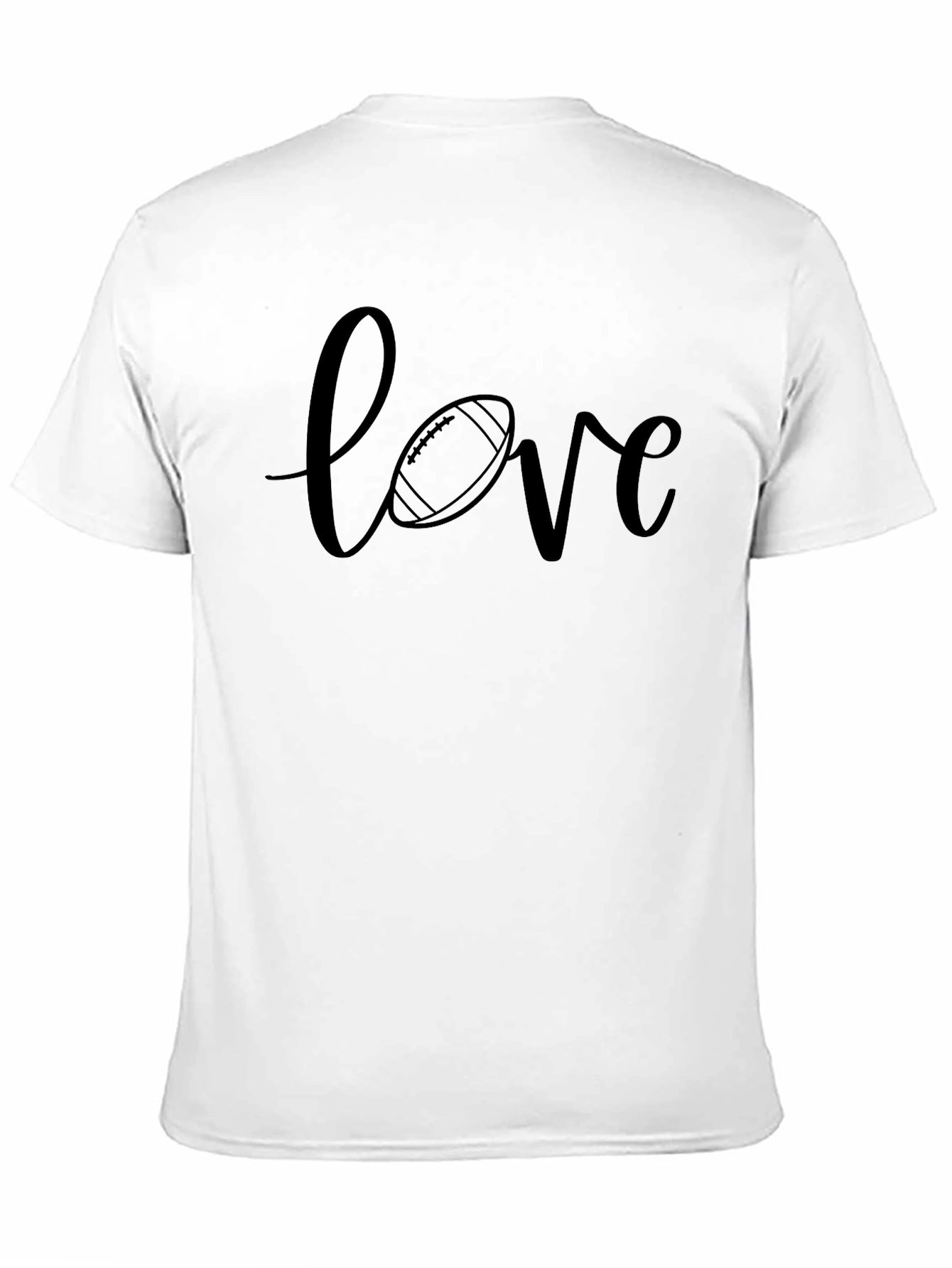 Football Love T-Shirt - Black