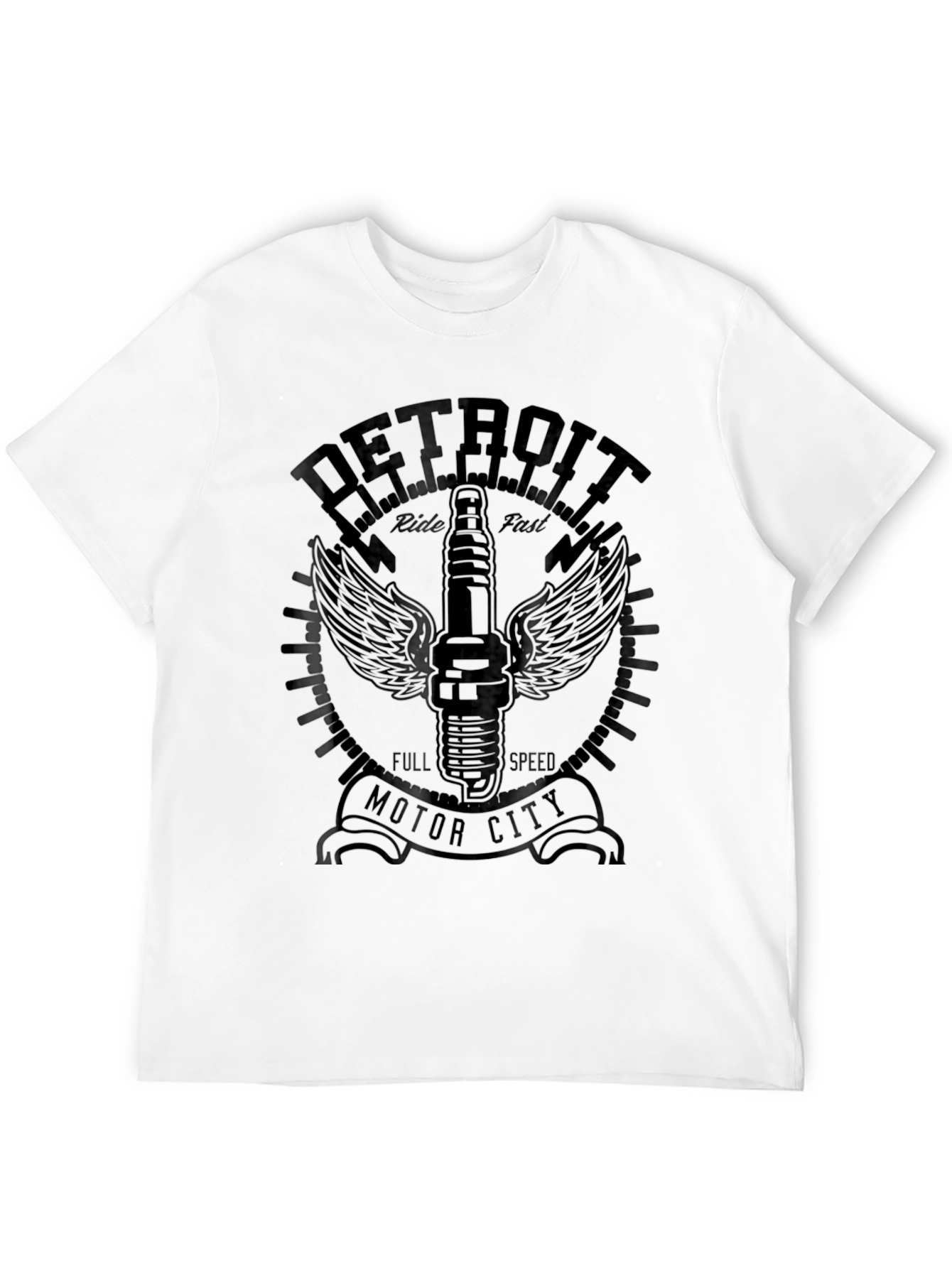 Detroit Motor City Graphic T-Shirt