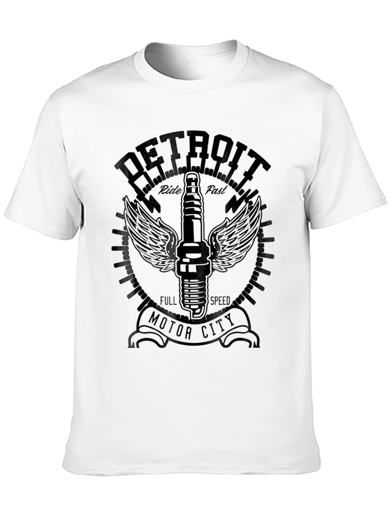Detroit Motor City Graphic T-Shirt