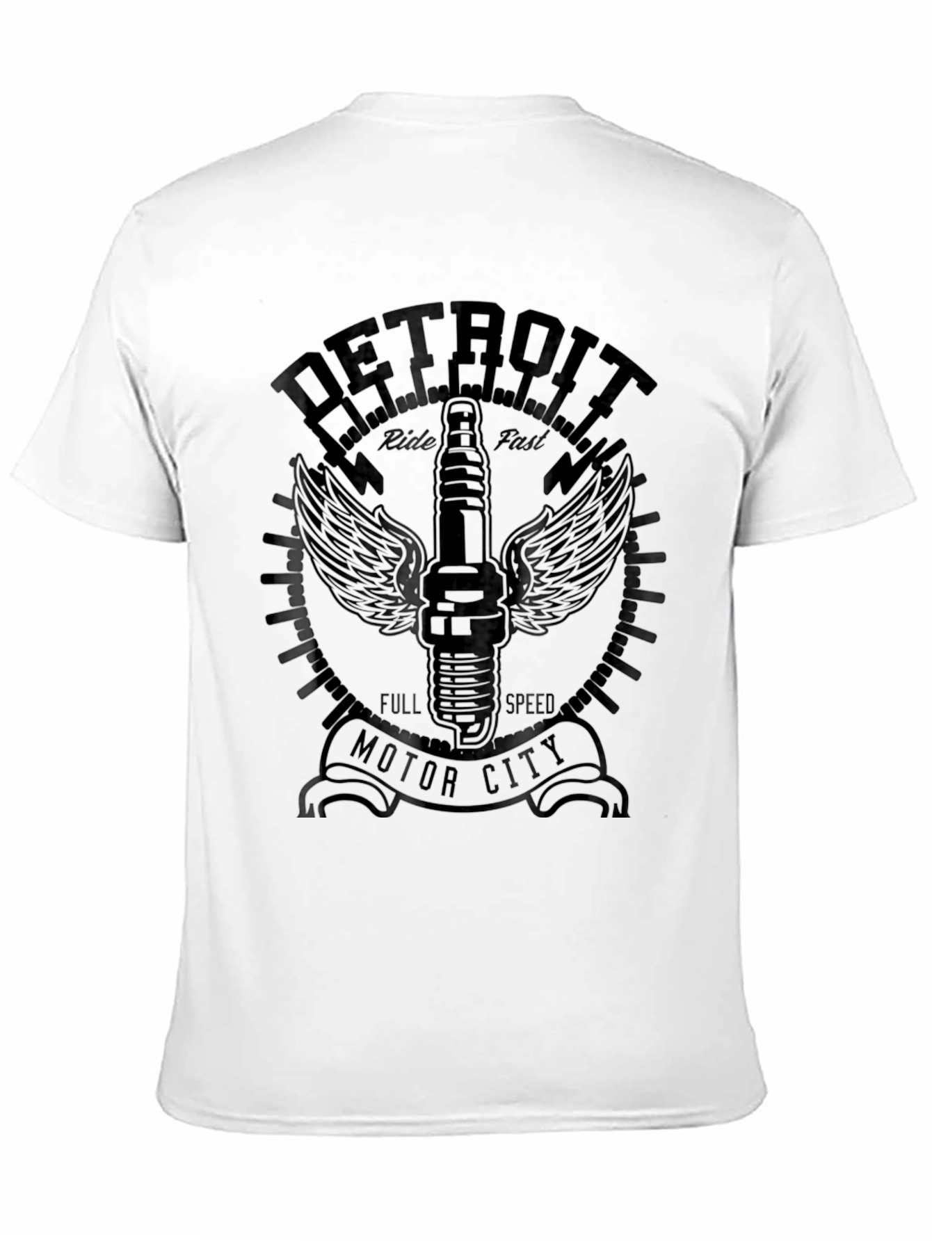 Detroit Motor City Graphic T-Shirt