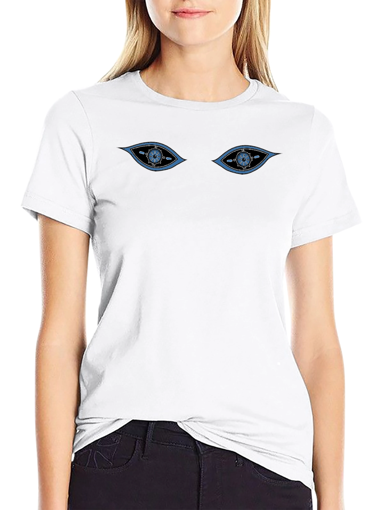 Mystic Eye Graphic Black Tee