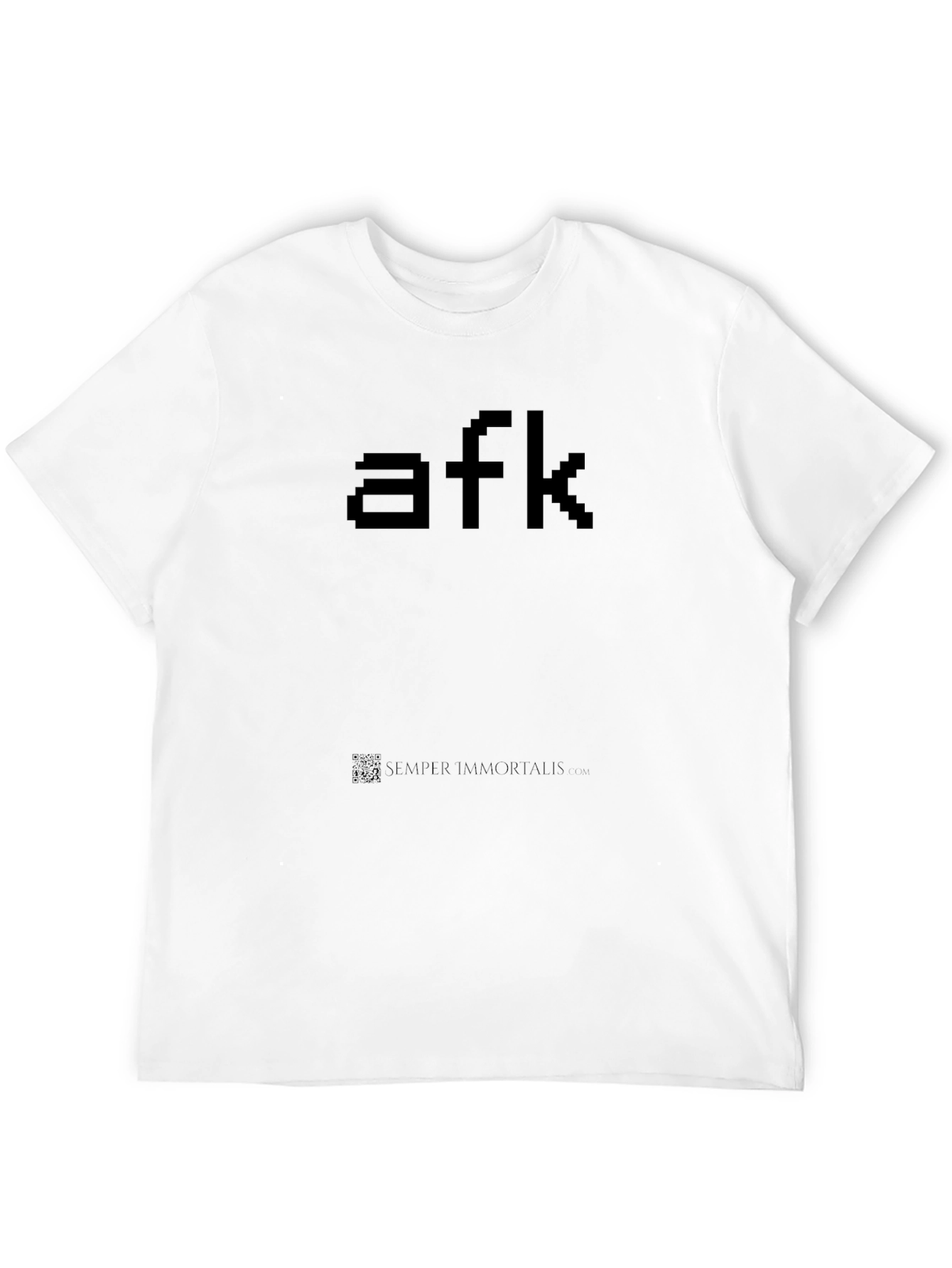AFK Pixel Tee - Gamer Style Black T-Shirt