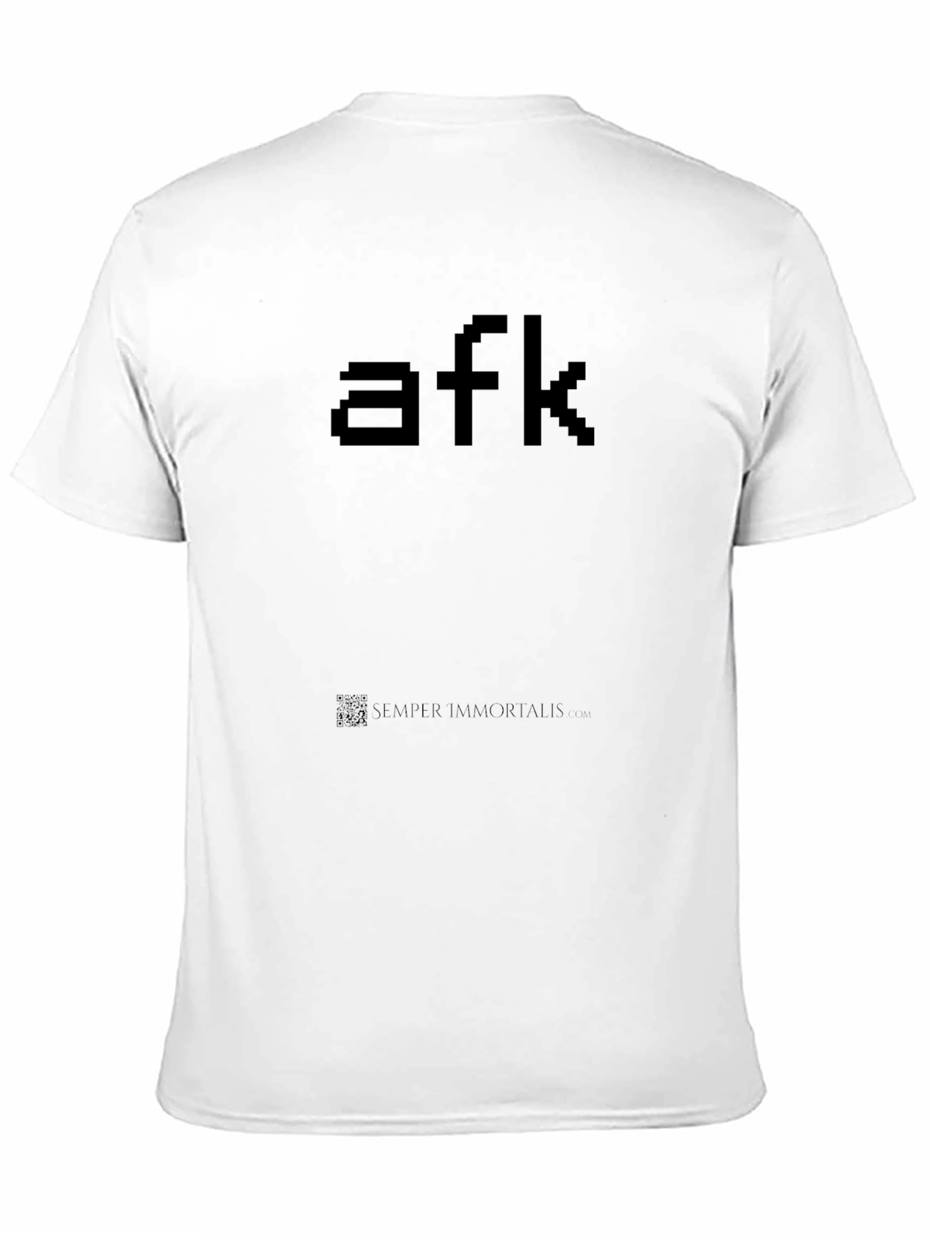 AFK Pixel Tee - Gamer Style Black T-Shirt