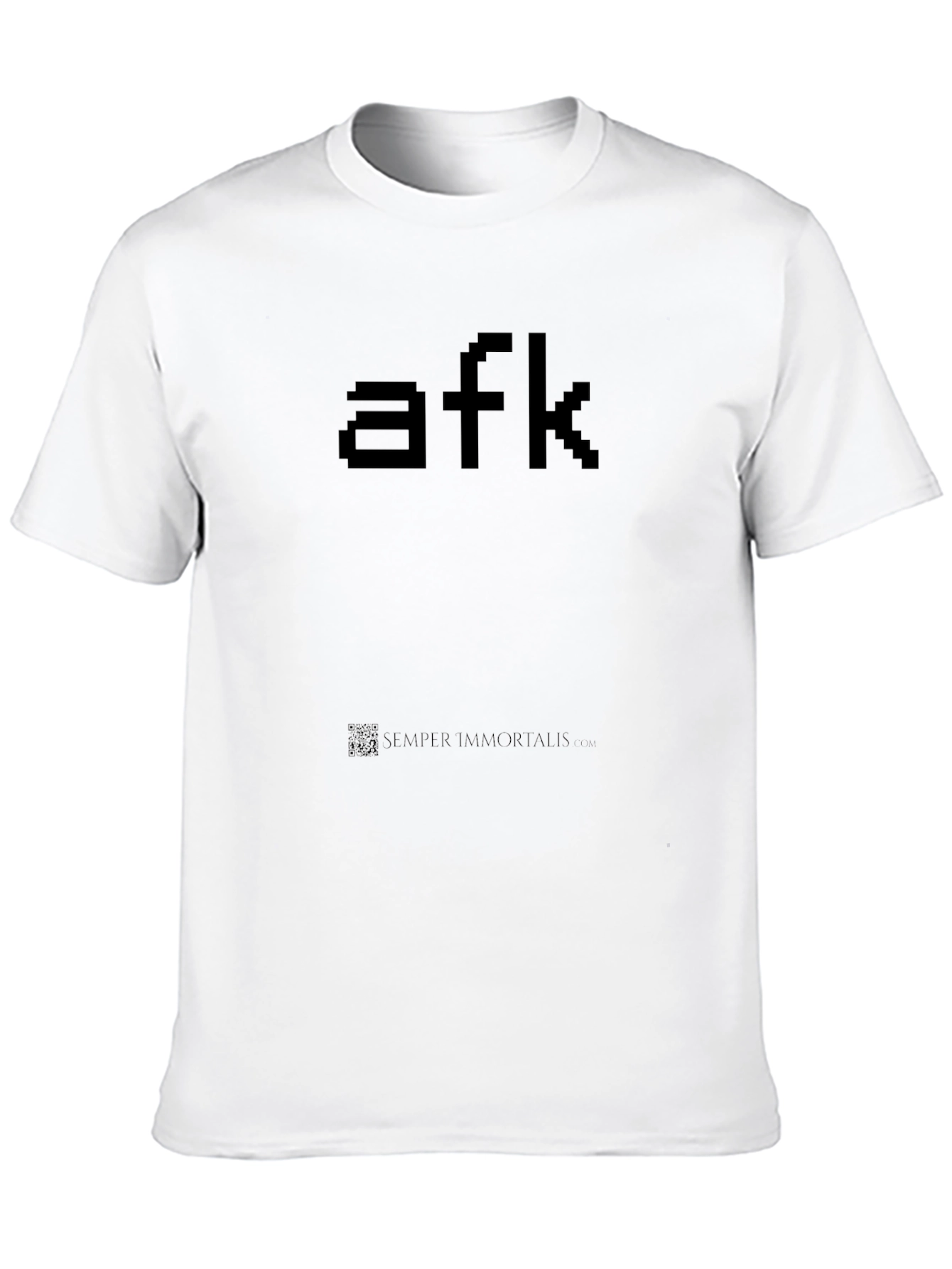 AFK Pixel Tee - Gamer Style Black T-Shirt