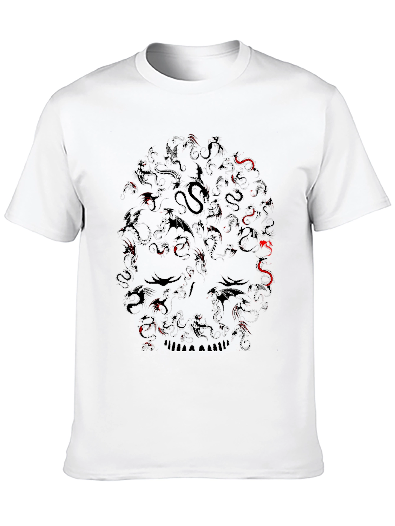 Dragon Skull Black T-Shirt