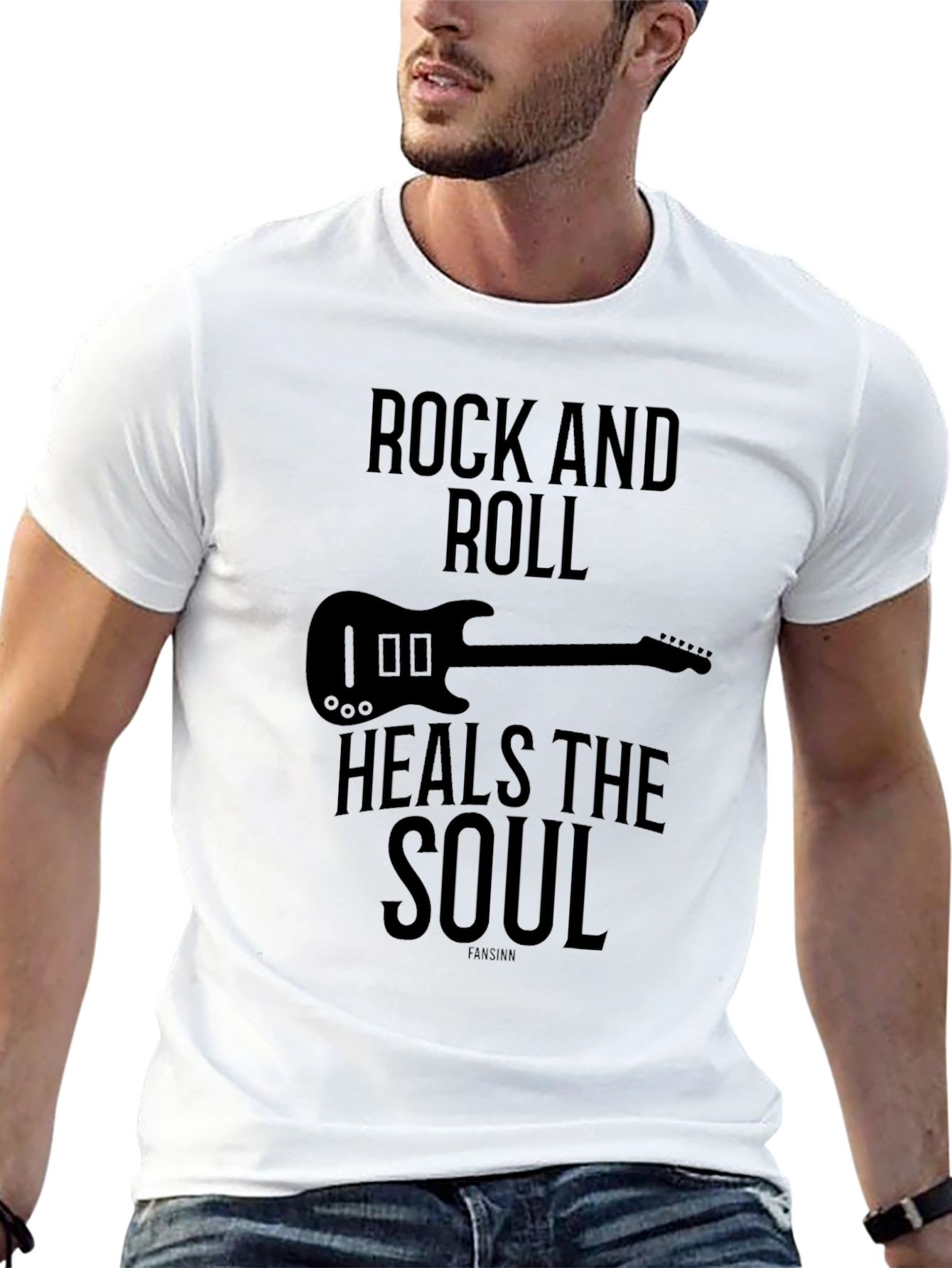 Rock and Roll Heals Soul T-Shirt - Graphic Tee