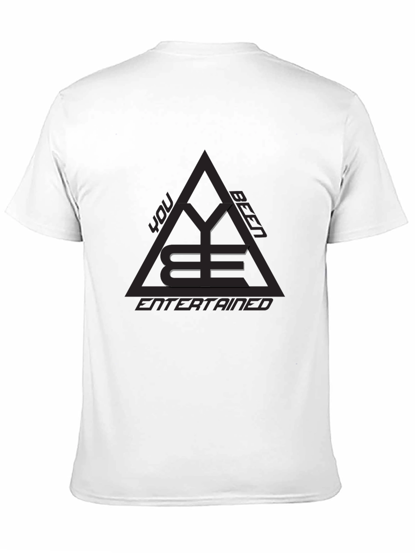 YBE You Been Entertained Black Graphic Tee