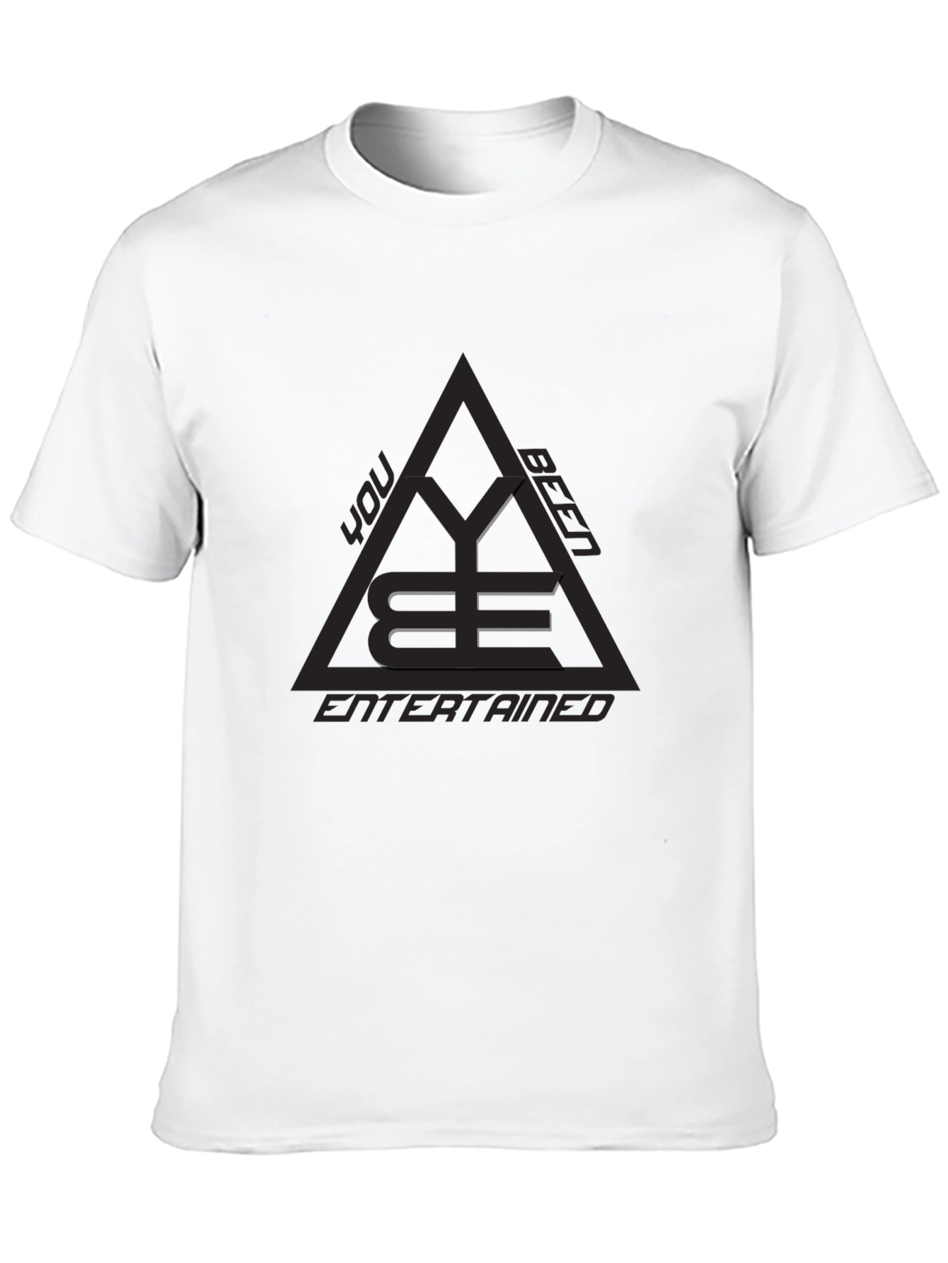YBE You Been Entertained Black Graphic Tee