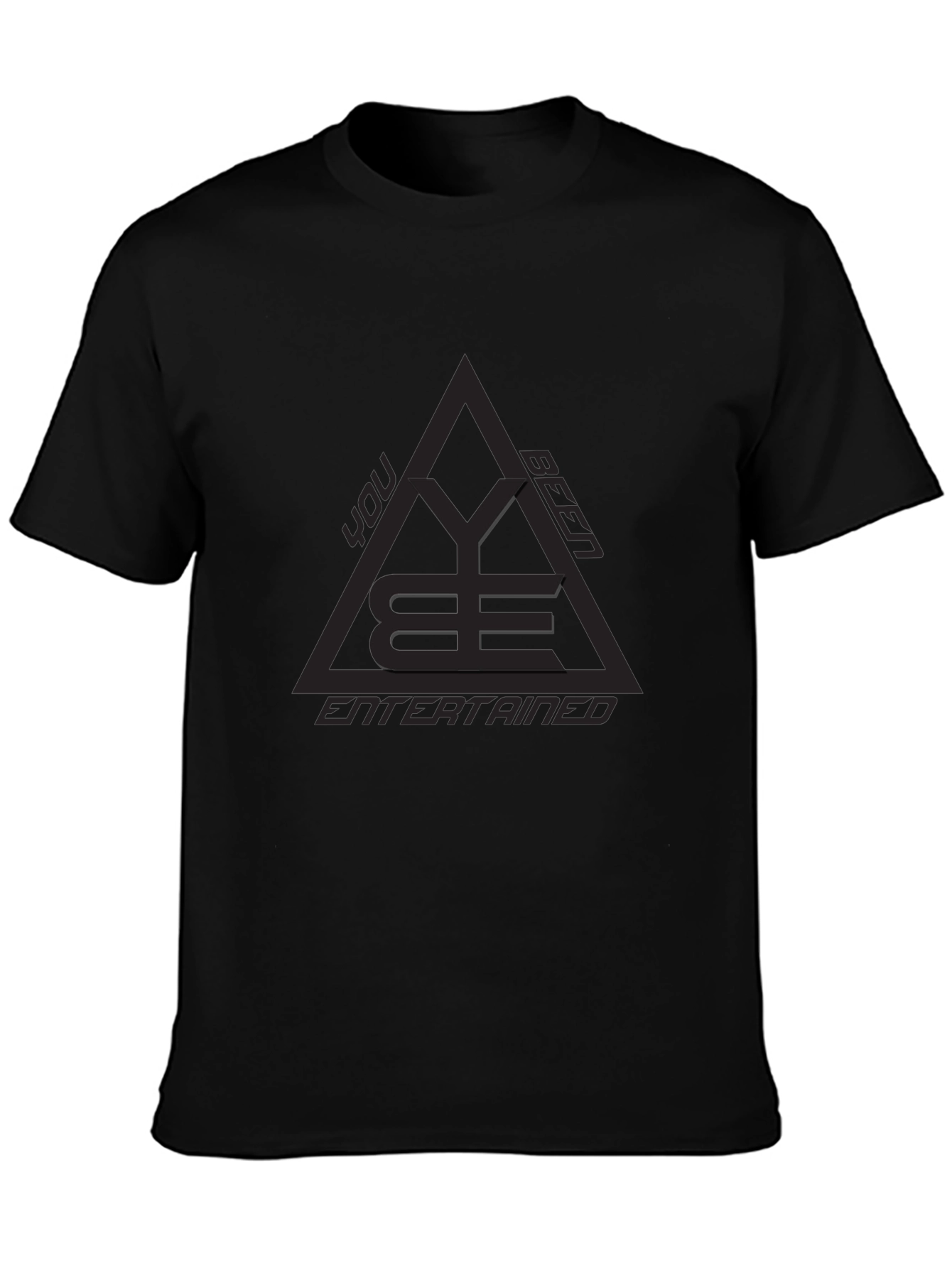 YBE You Been Entertained Black Graphic Tee
