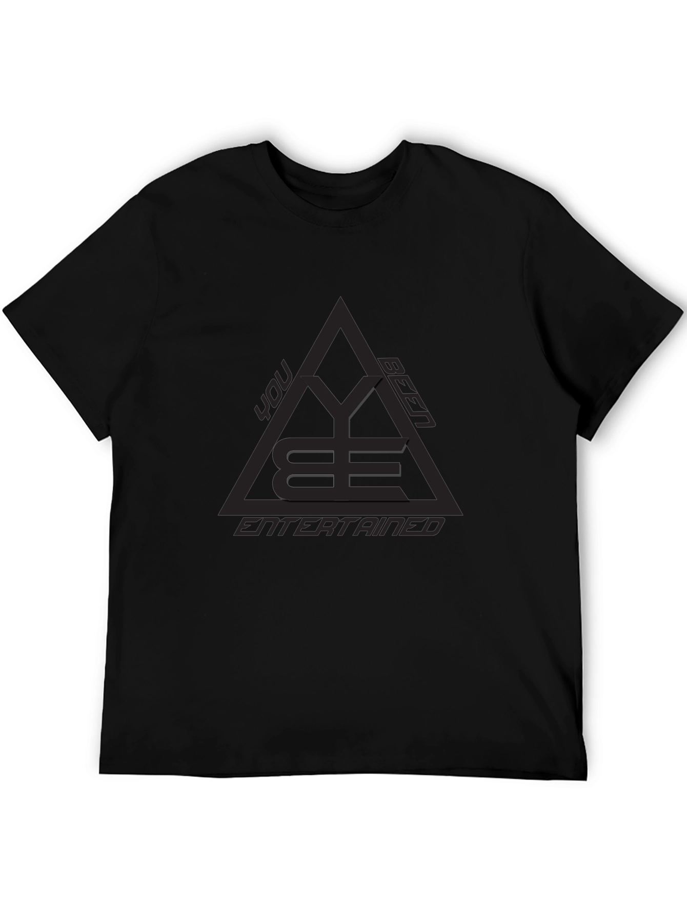 YBE You Been Entertained Black Graphic Tee
