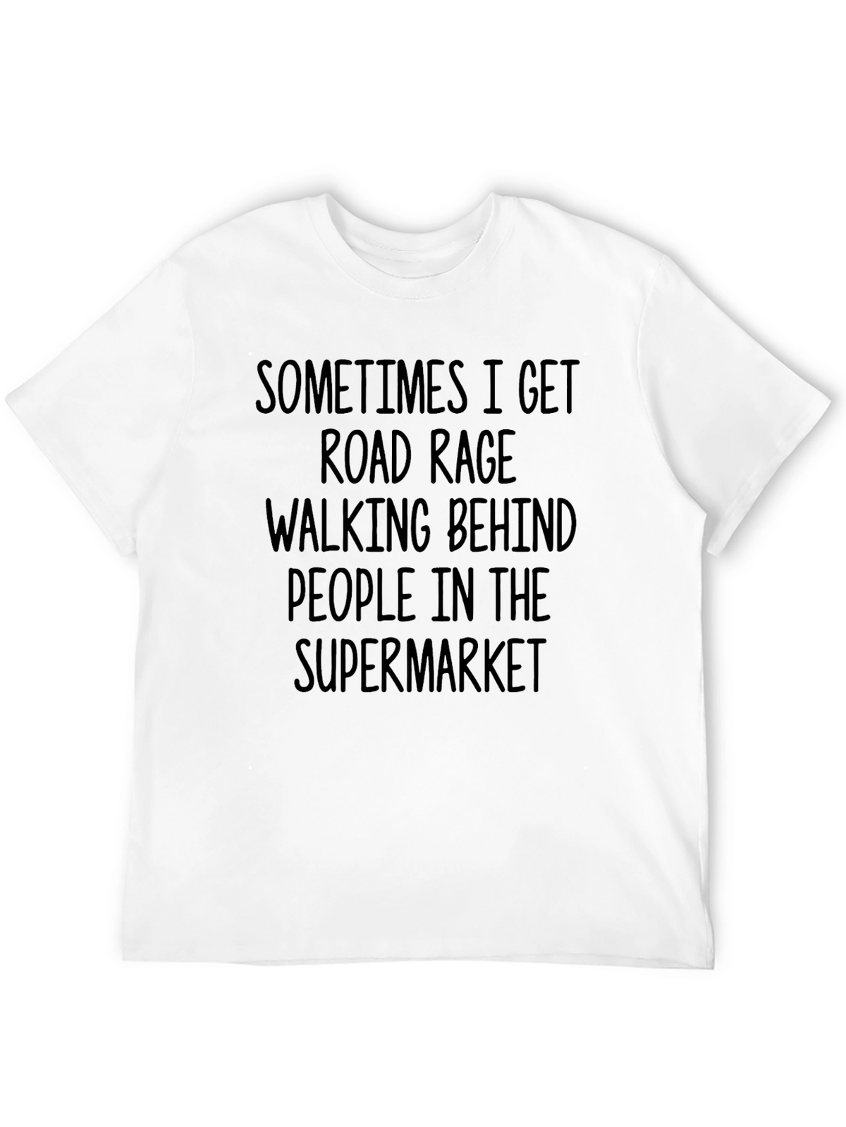 Road Rage Supermarket Funny Graphic Tee