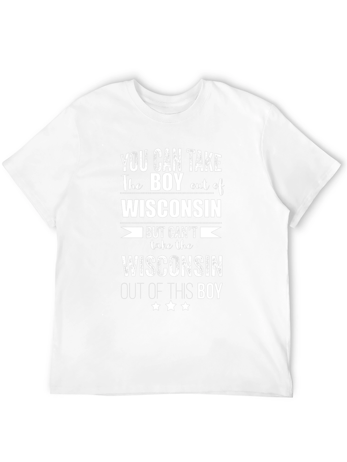 Wisconsin Boy T-Shirt - State Pride Graphic Tee