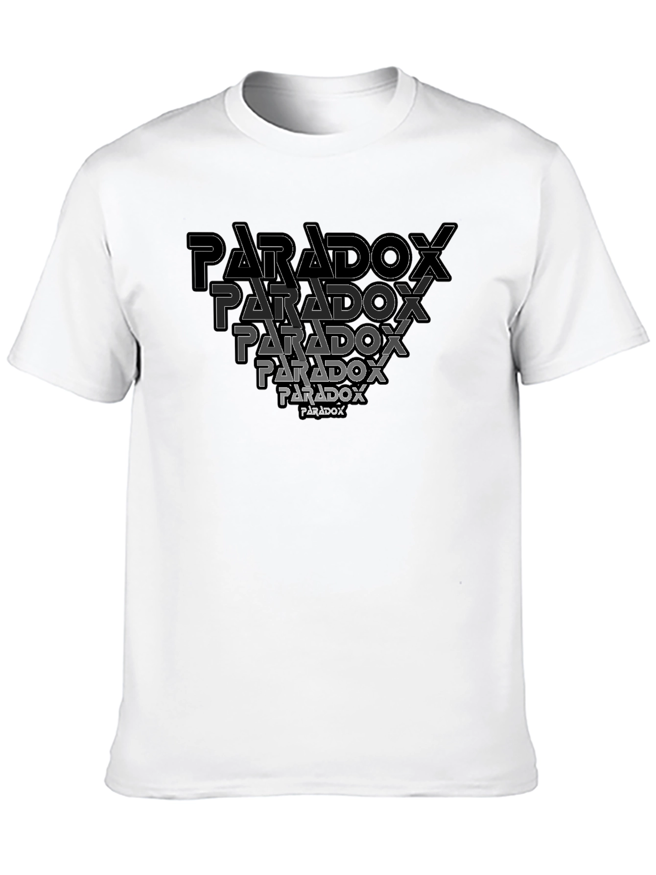 Paradox Graphic Print Black T-Shirt