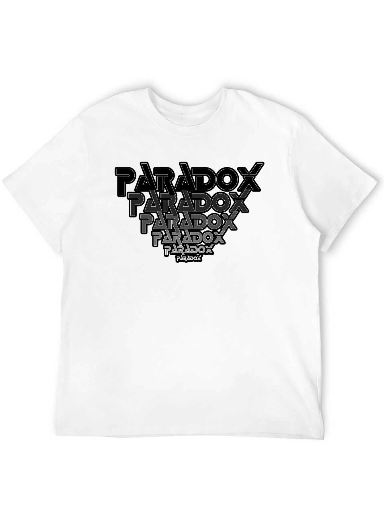 Paradox Graphic Print Black T-Shirt