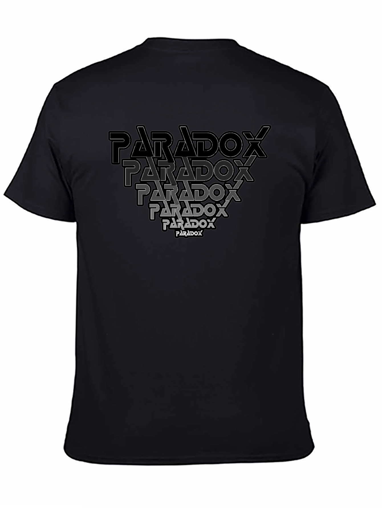 Paradox Graphic Print Black T-Shirt