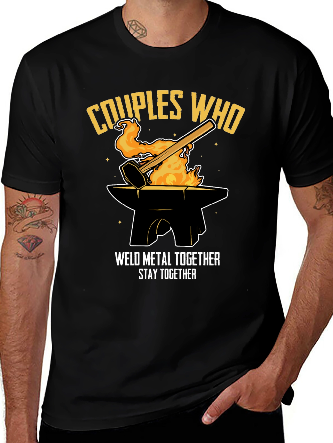 Couples Who Weld Together Stay Together T-Shirt