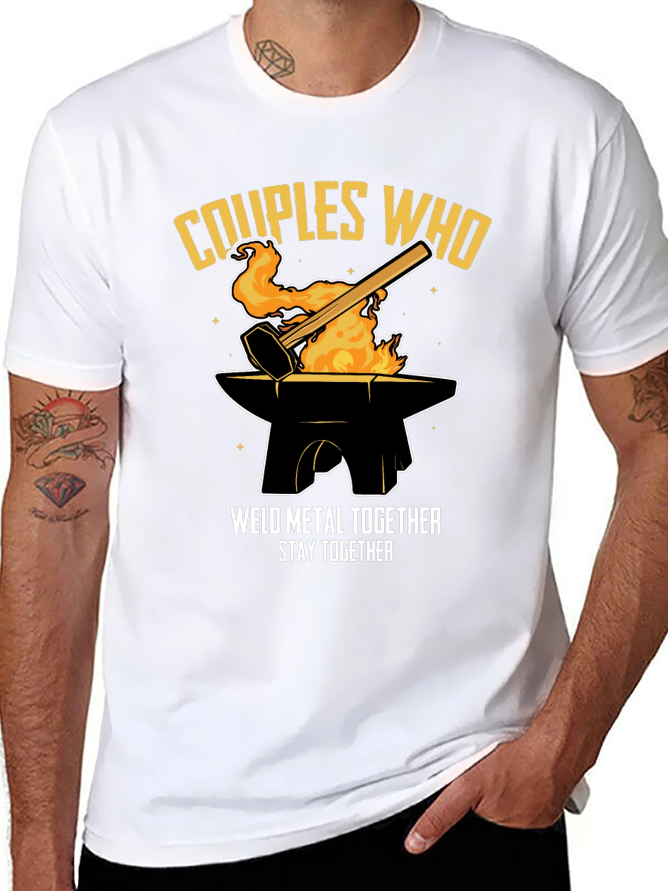 Couples Who Weld Together Stay Together T-Shirt