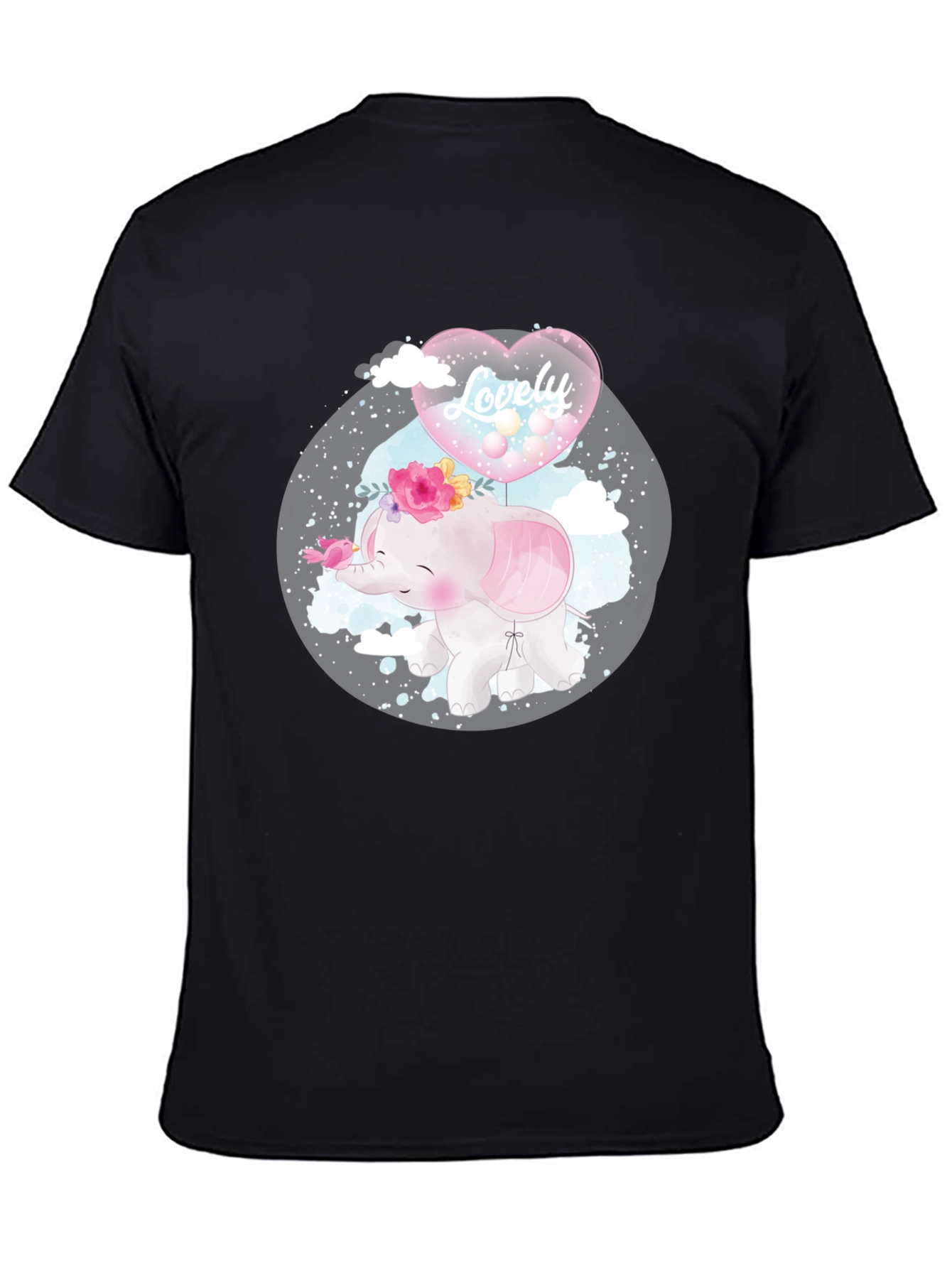 Cute Elephant with Balloon T-Shirt