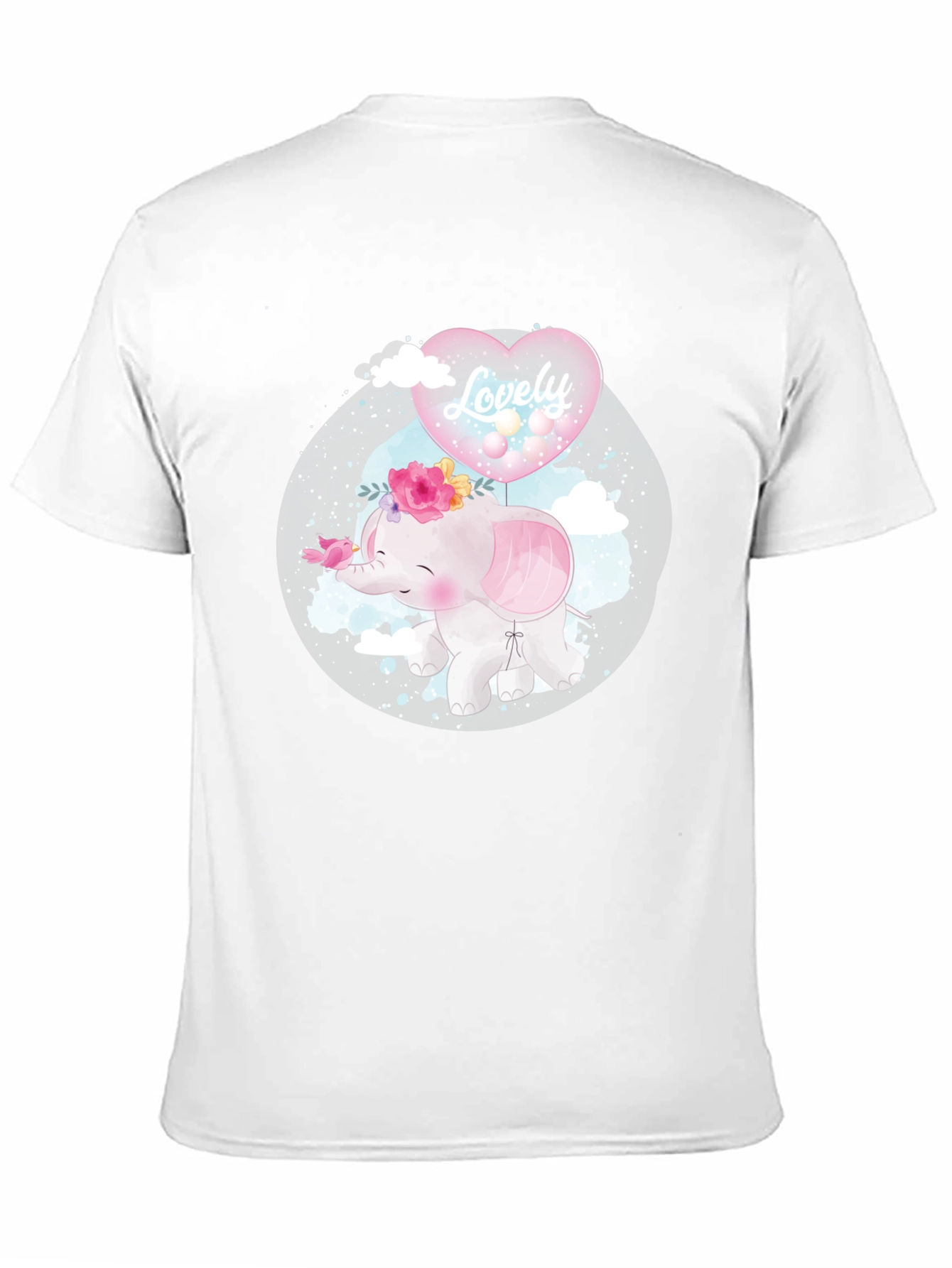 Cute Elephant with Balloon T-Shirt