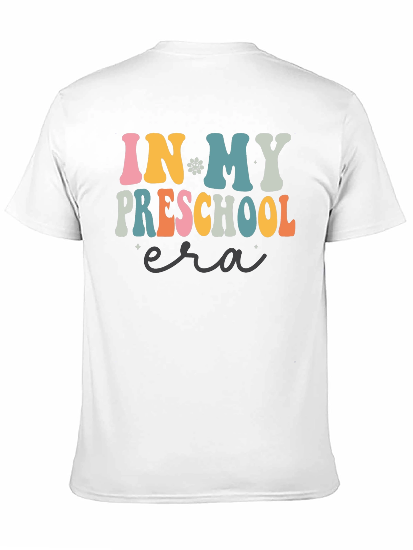 Retro In My Preschool Era Black T-Shirt