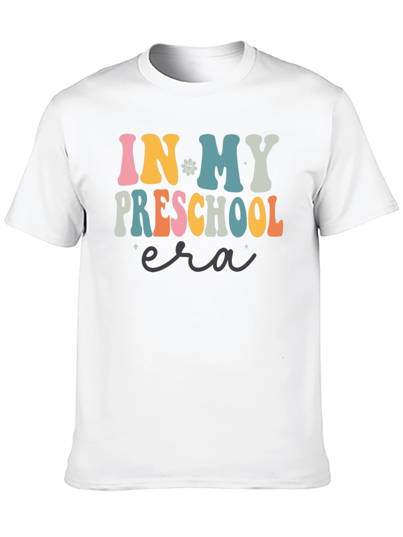 Retro In My Preschool Era Black T-Shirt