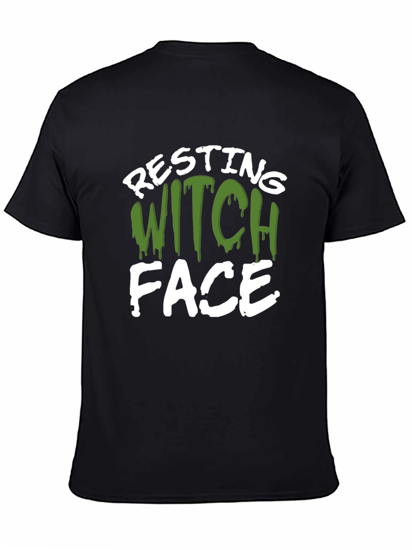 Resting Witch Face Halloween T-Shirt