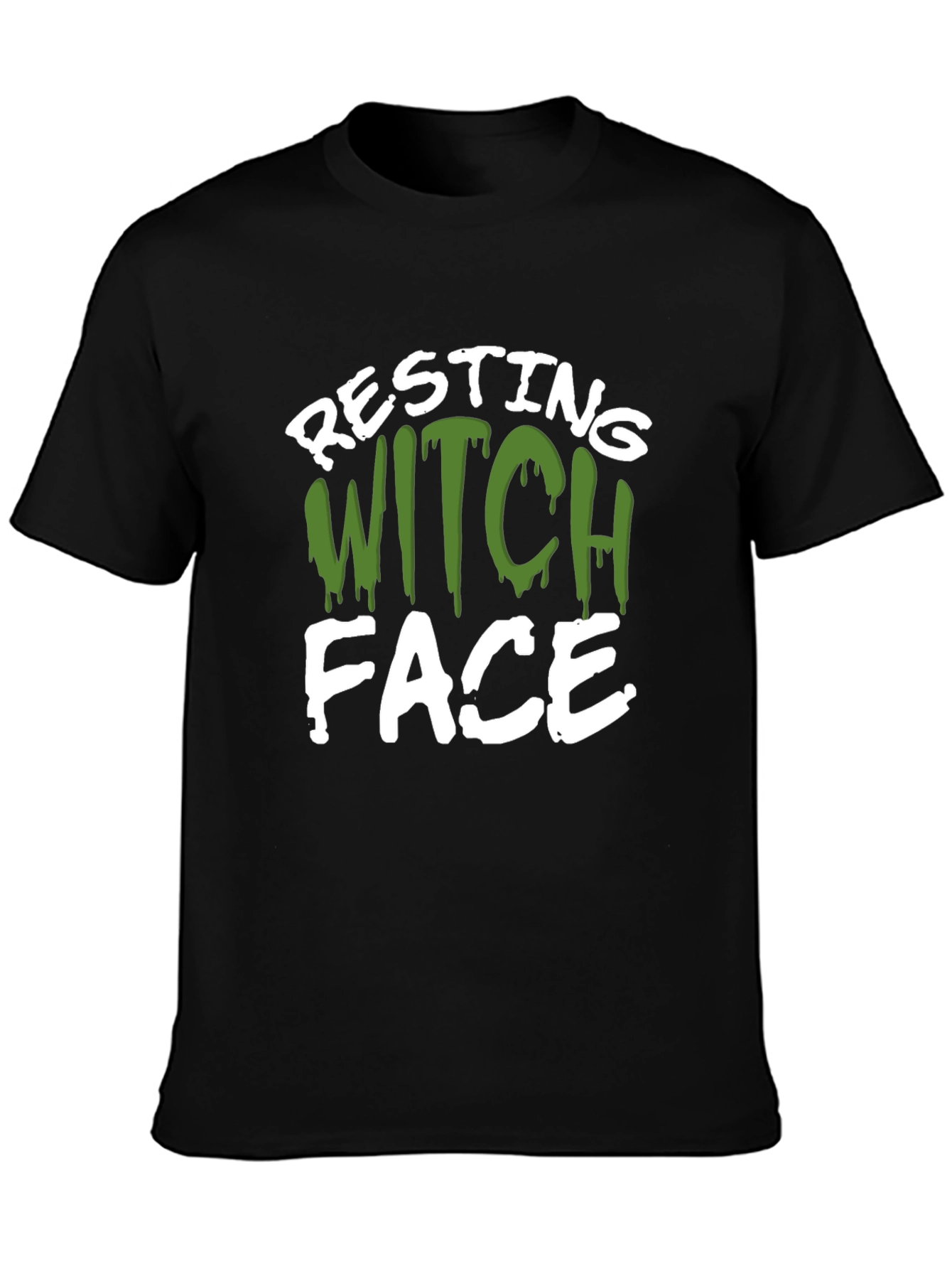 Resting Witch Face Halloween T-Shirt