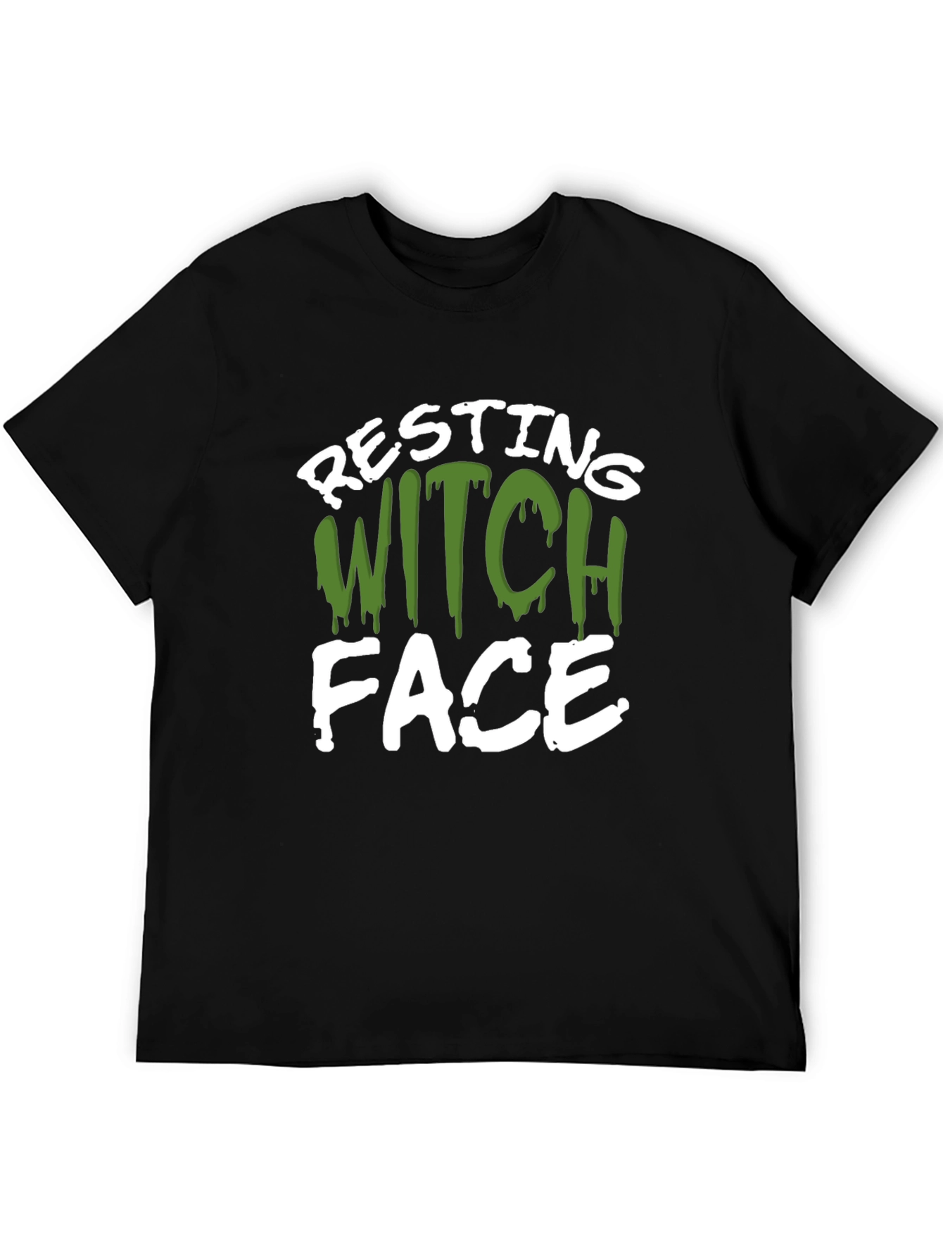 Resting Witch Face Halloween T-Shirt