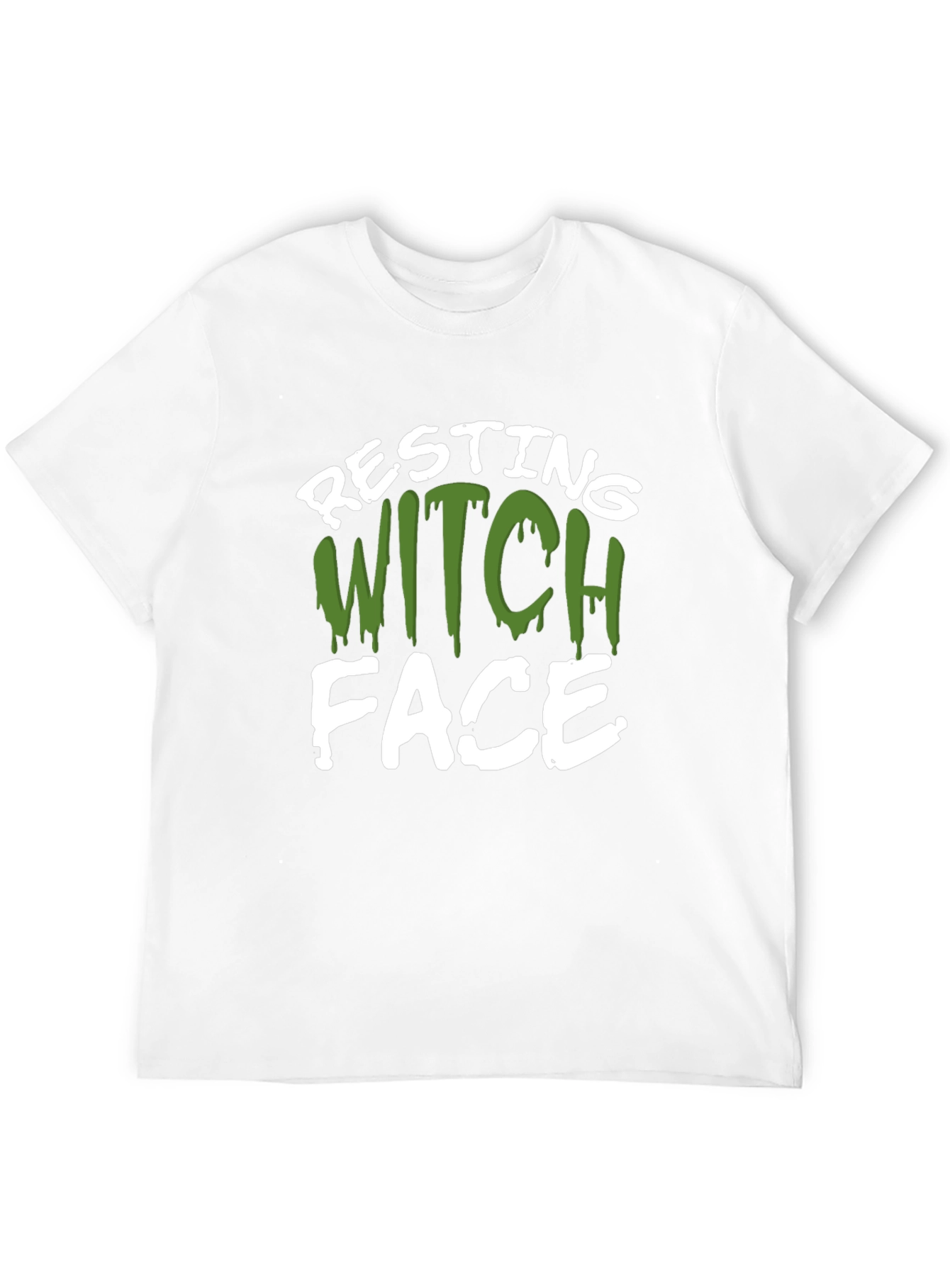 Resting Witch Face Halloween T-Shirt