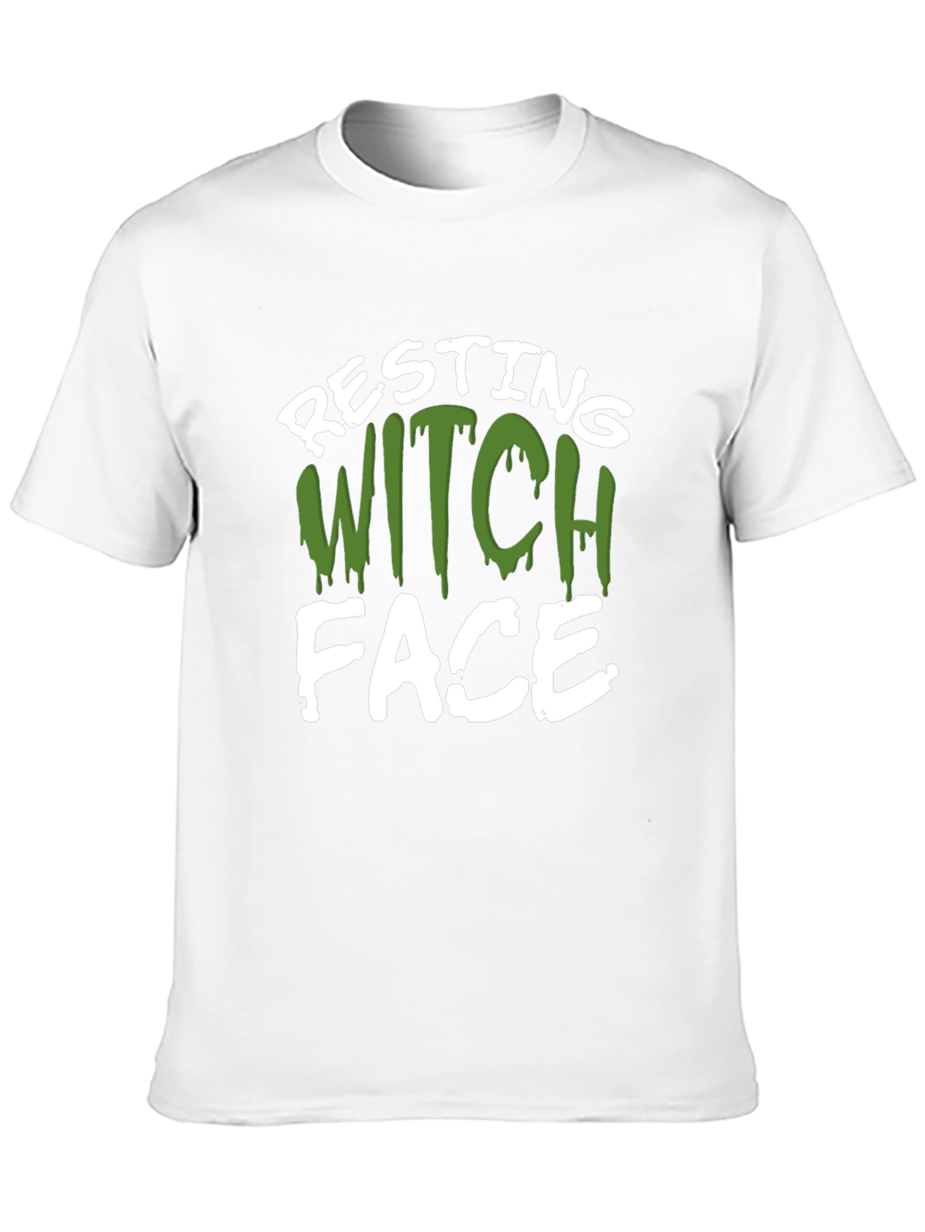 Resting Witch Face Halloween T-Shirt