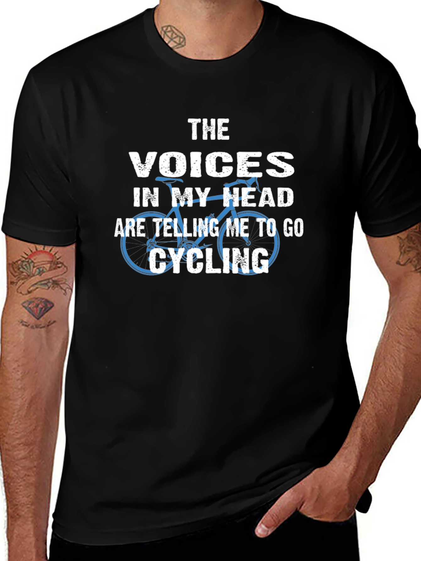 Cycling Voices T-Shirt - Bike Lover Tee