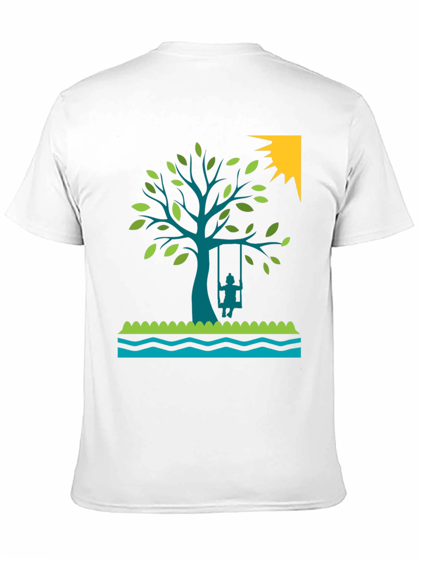 Tree Swing Graphic Tee - Nature Lovers Shirt