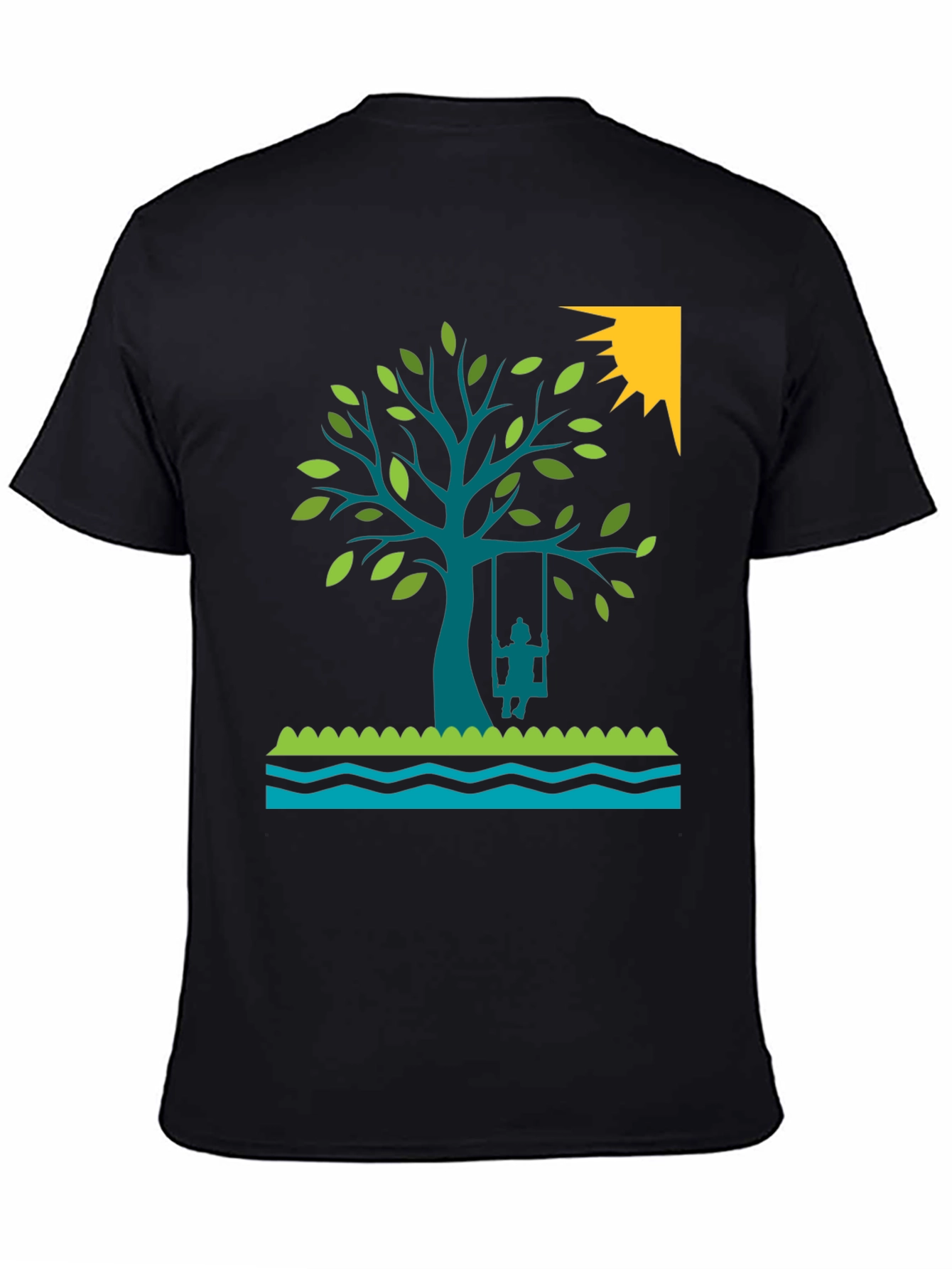 Tree Swing Graphic Tee - Nature Lovers Shirt