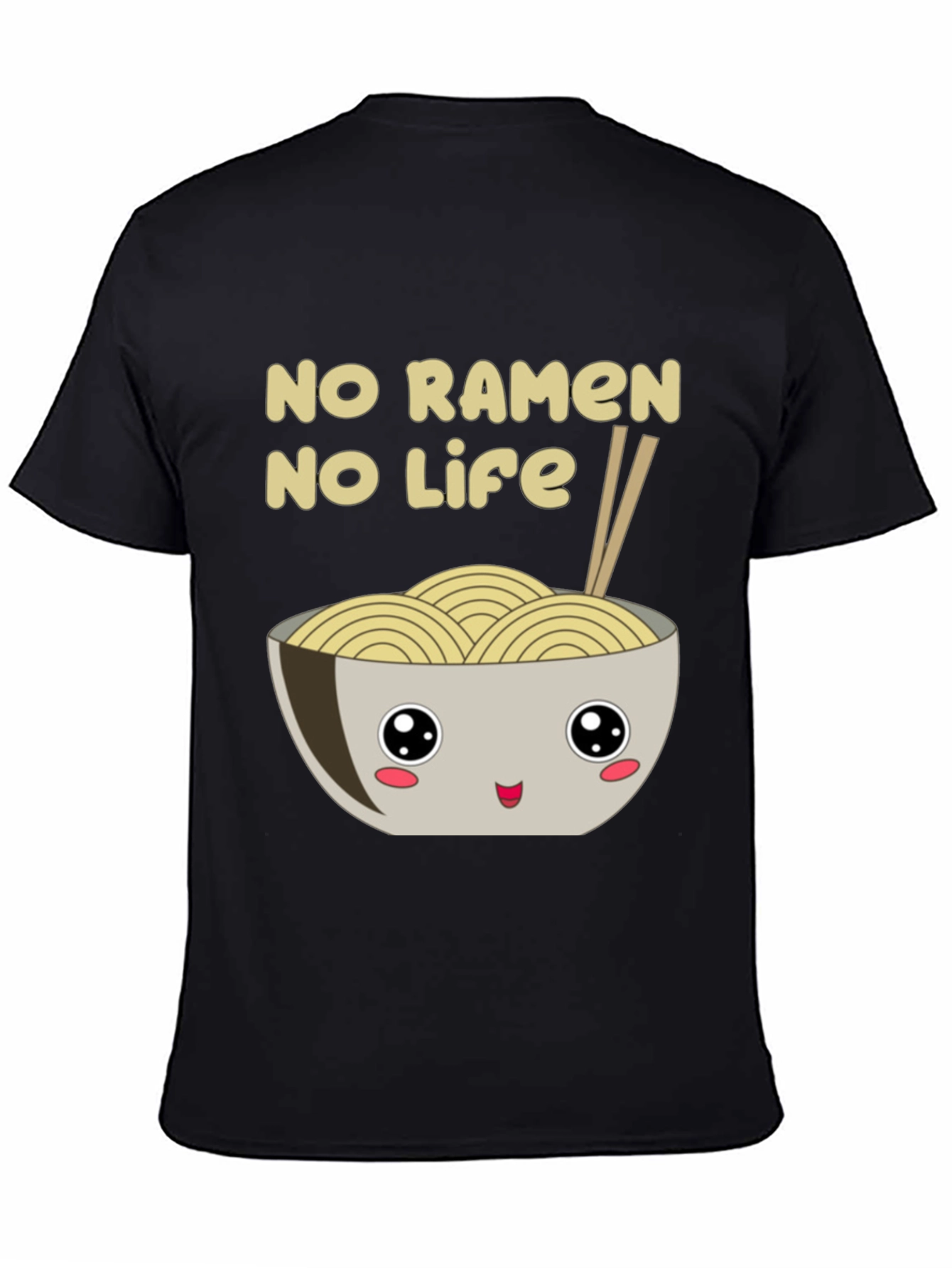 No Ramen No Life Graphic T-Shirt