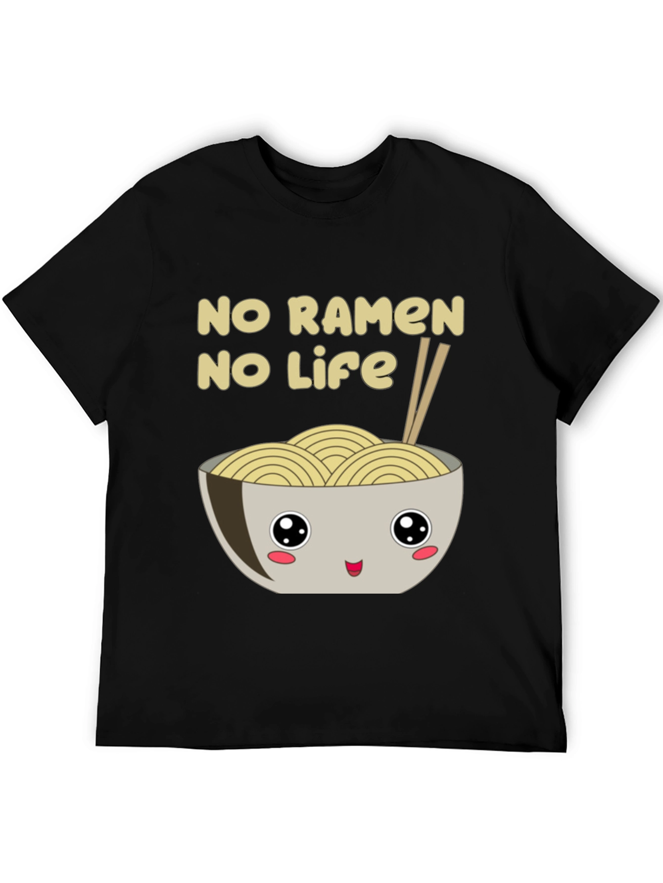 No Ramen No Life Graphic T-Shirt
