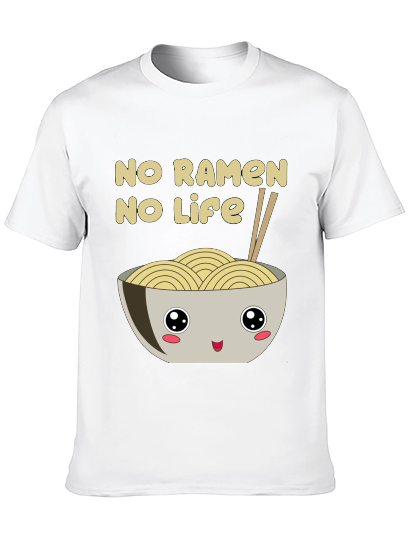 No Ramen No Life Graphic T-Shirt