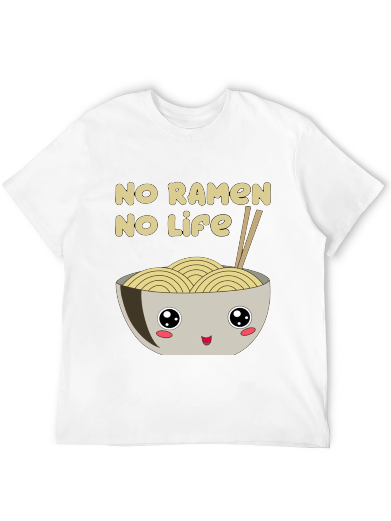 No Ramen No Life Graphic T-Shirt