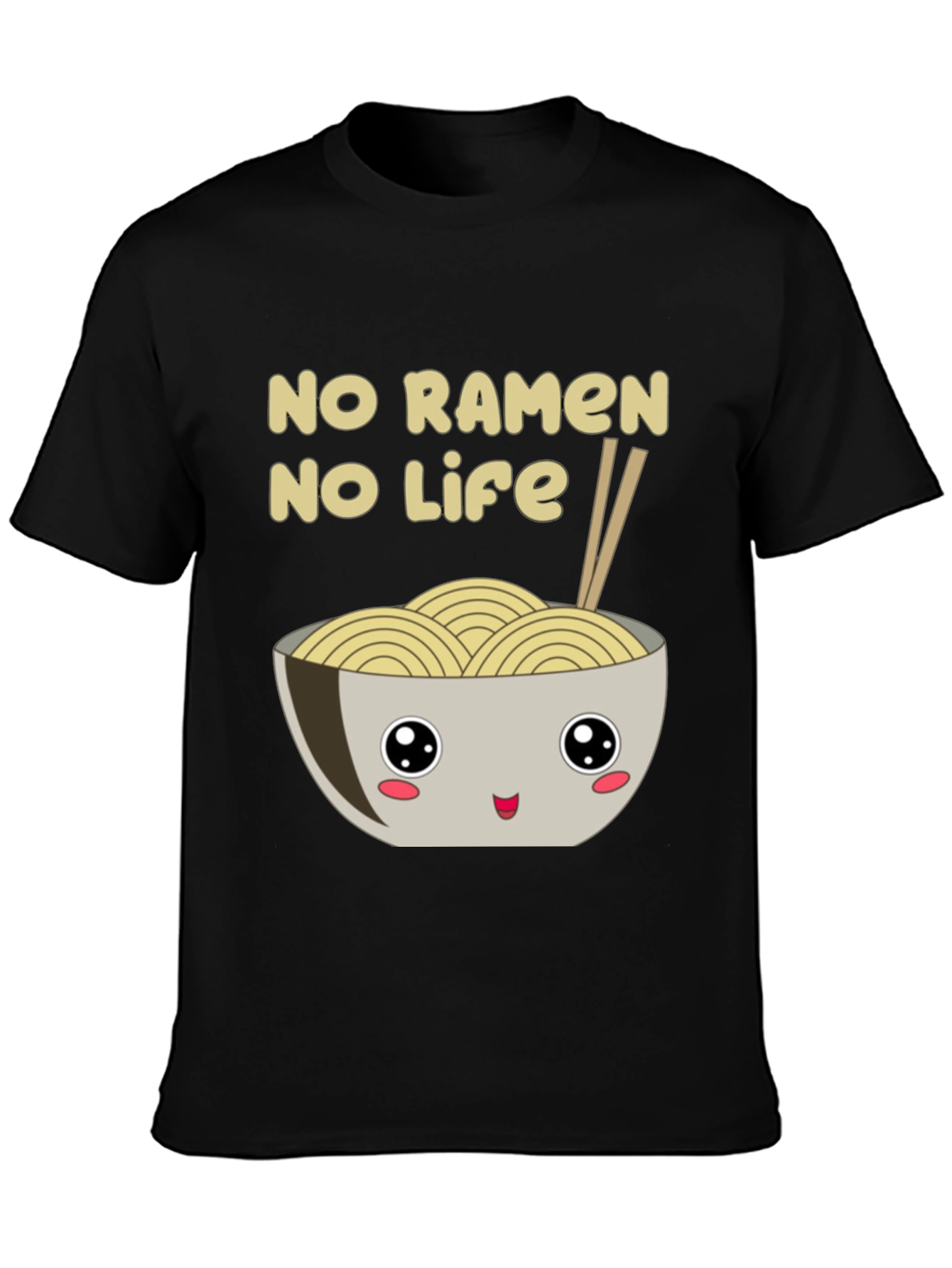 No Ramen No Life Graphic T-Shirt