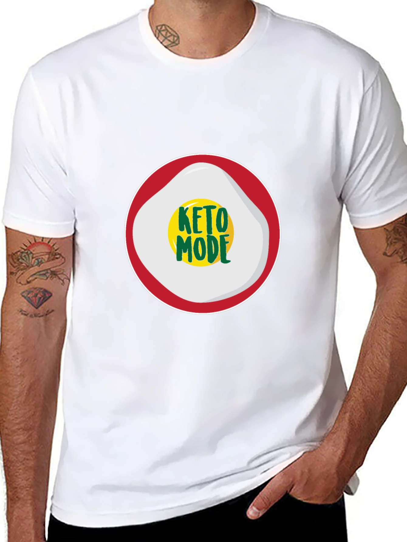 Keto Mode T-Shirt - Stylish Black Tee