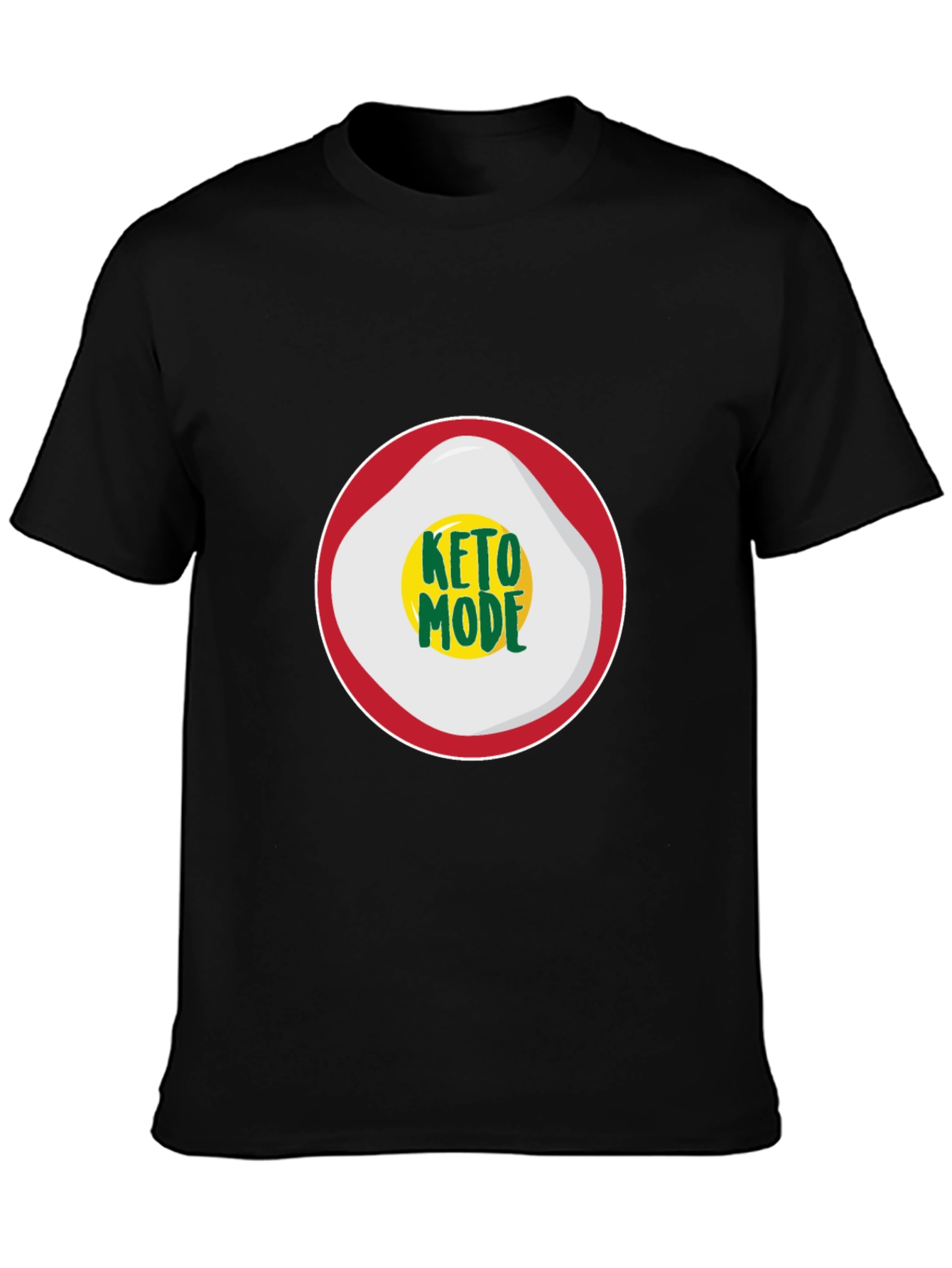 Keto Mode T-Shirt - Stylish Black Tee