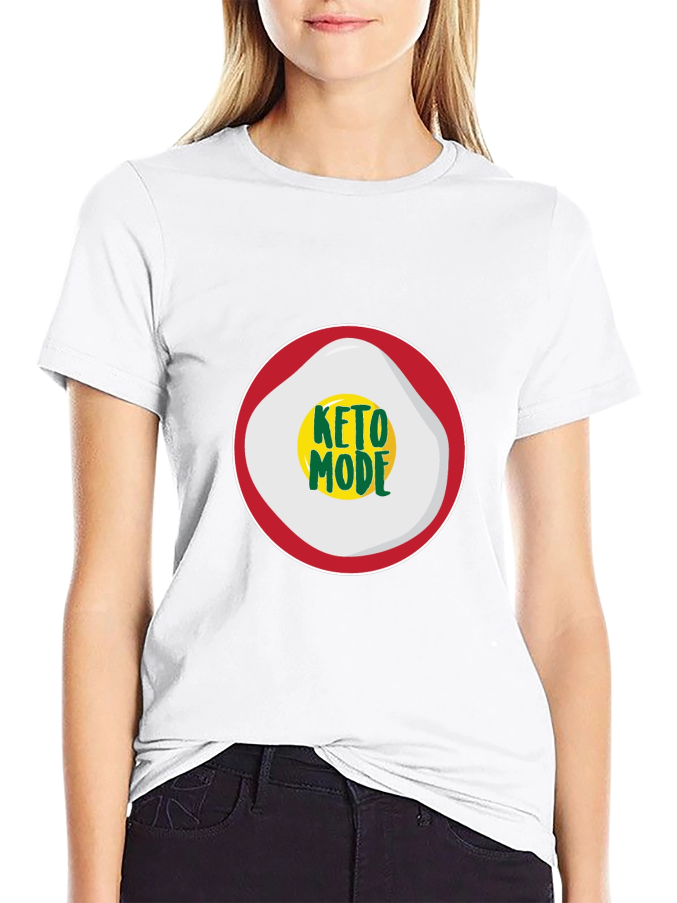 Keto Mode T-Shirt - Stylish Black Tee