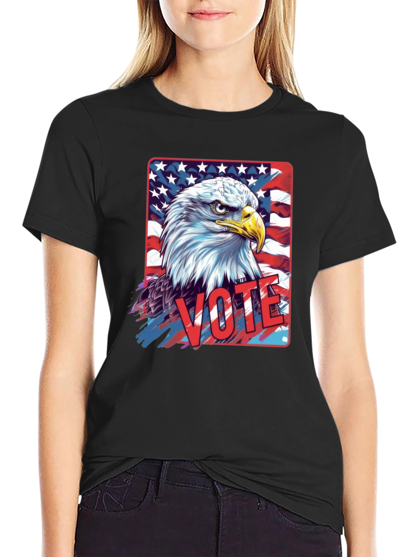 American Eagle Vote Patriotic T-Shirt