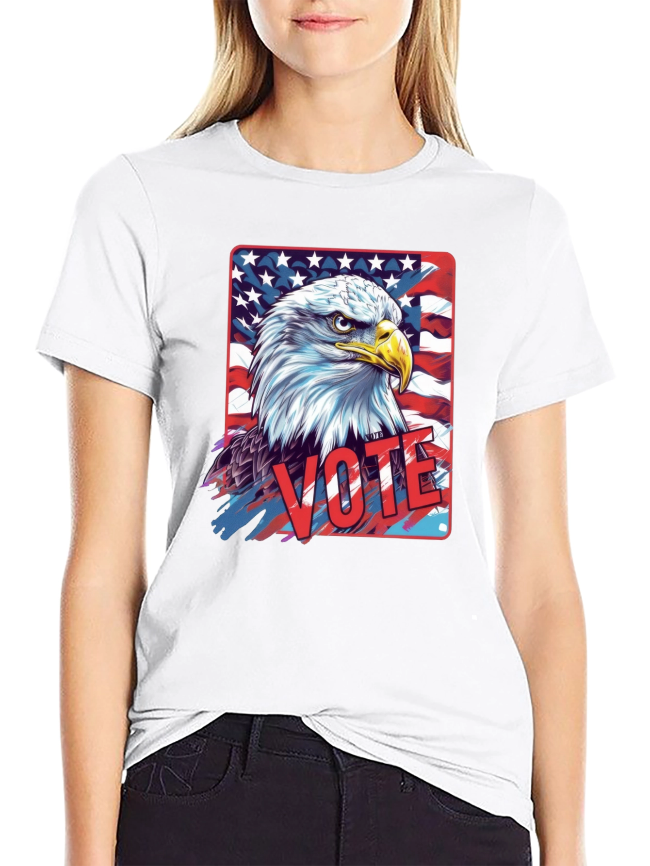 American Eagle Vote Patriotic T-Shirt